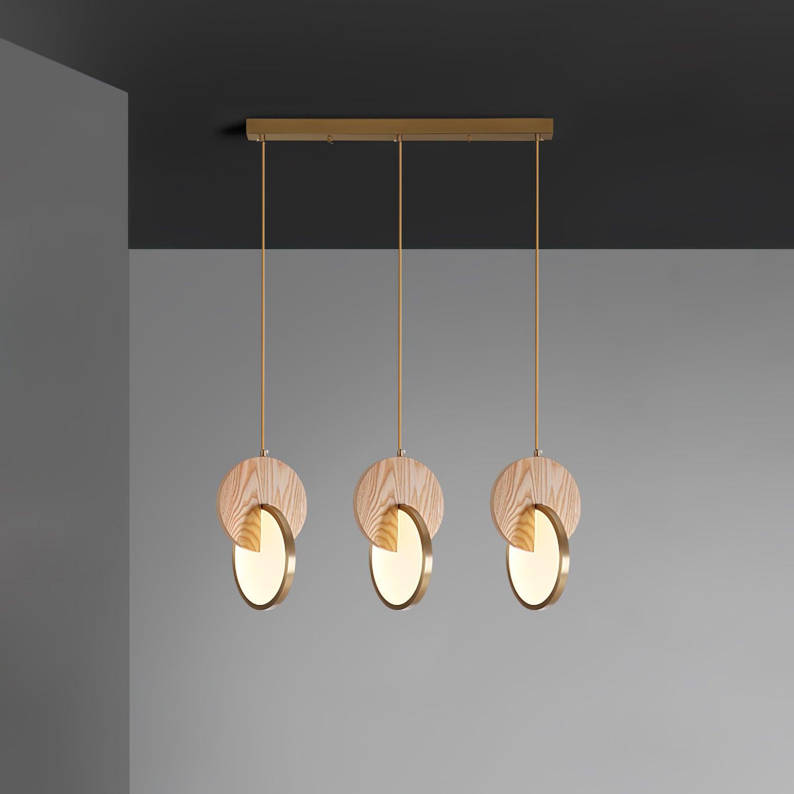 Lysola Suspension en anneau de bois
