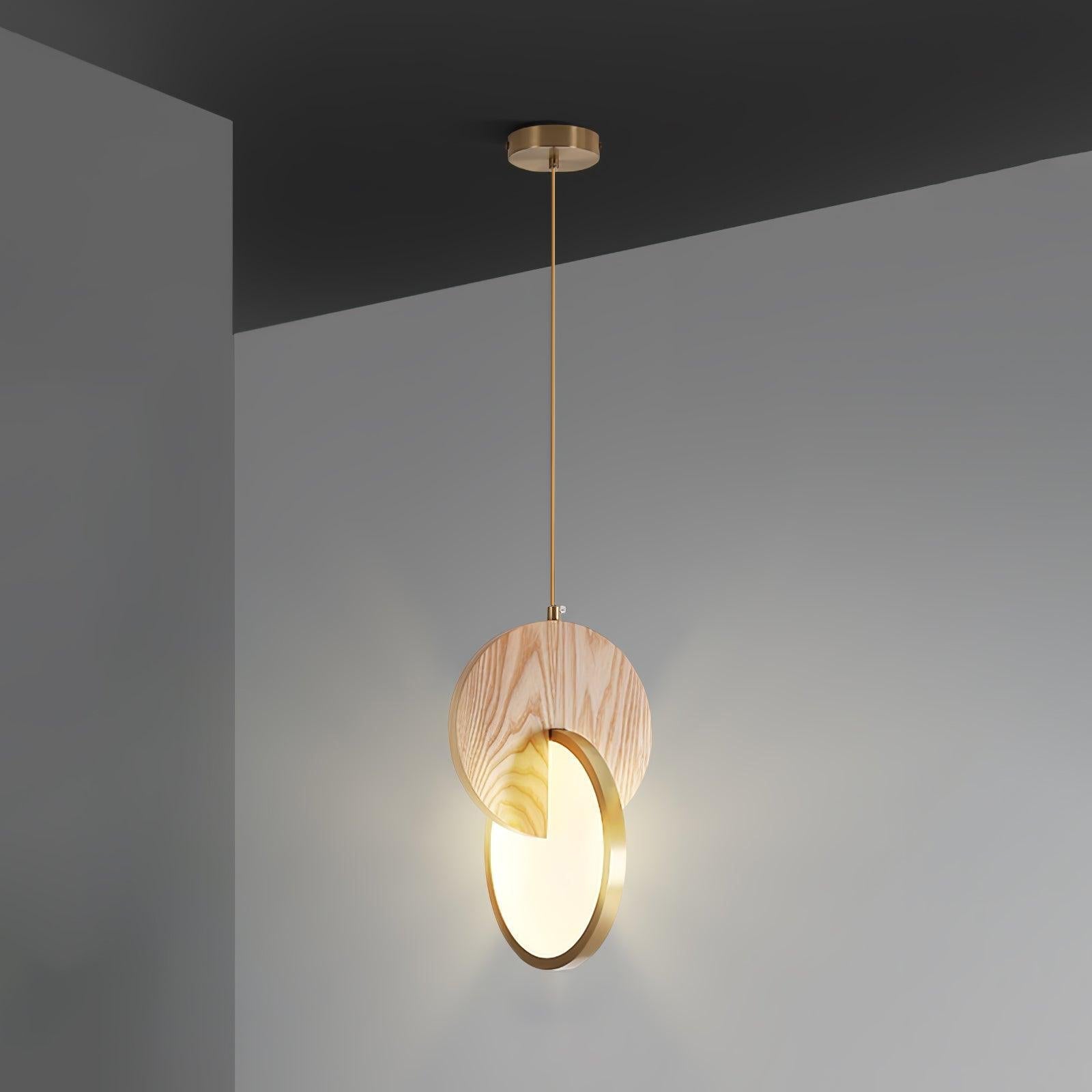 Lysola Suspension en anneau de bois