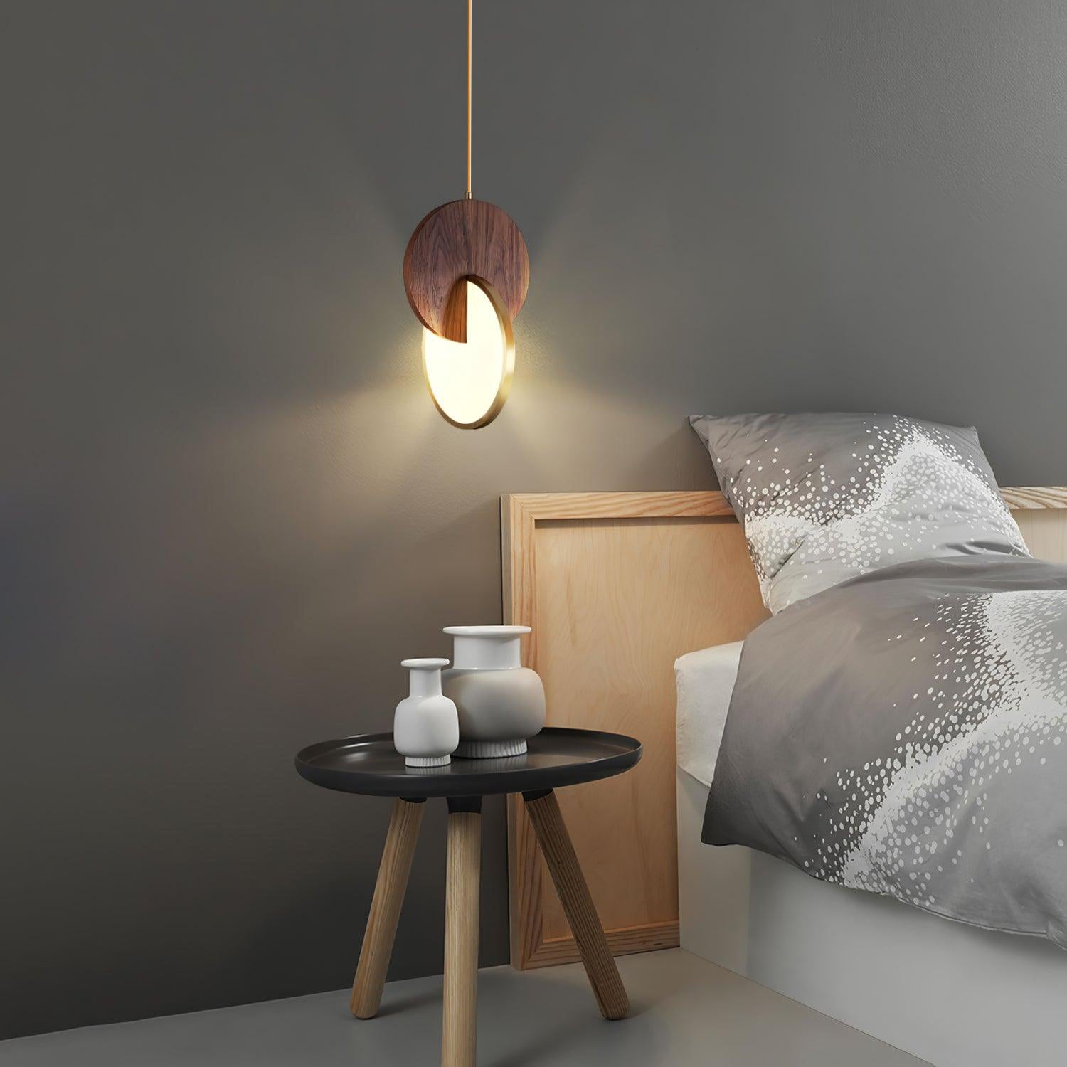Lysola Suspension en anneau de bois
