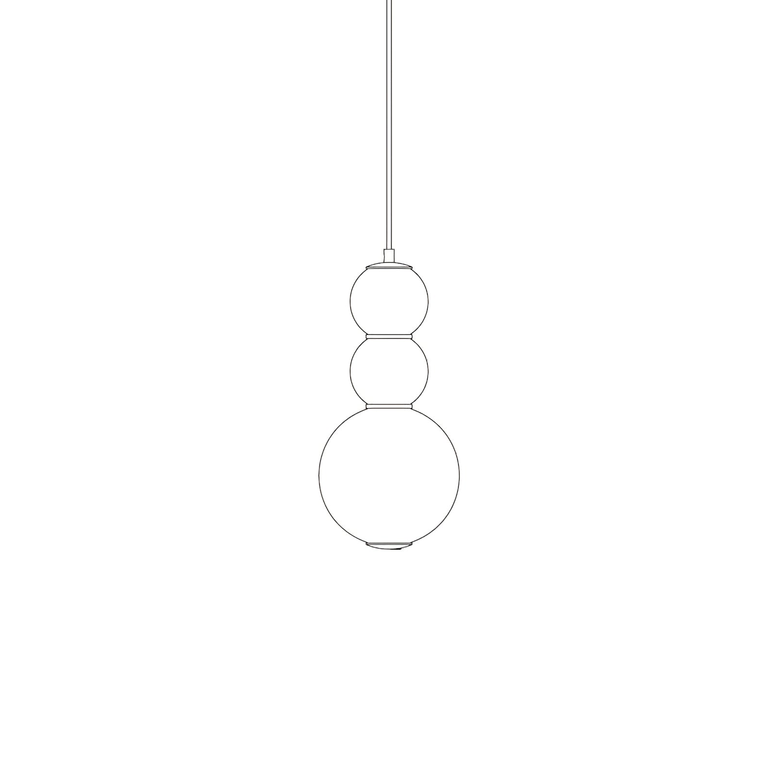Frankie Suspension en Verre Minimaliste