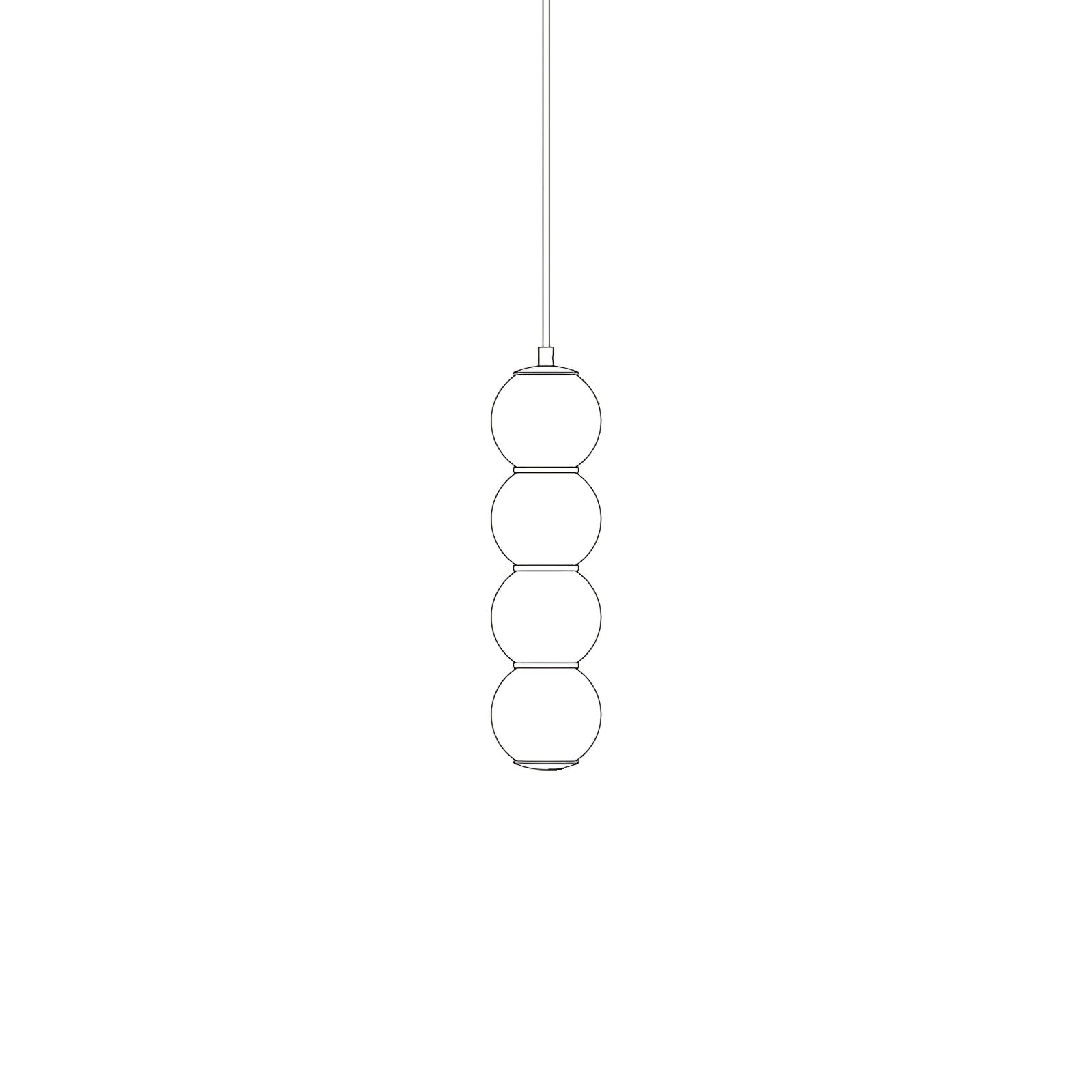 Frankie Suspension en Verre Minimaliste