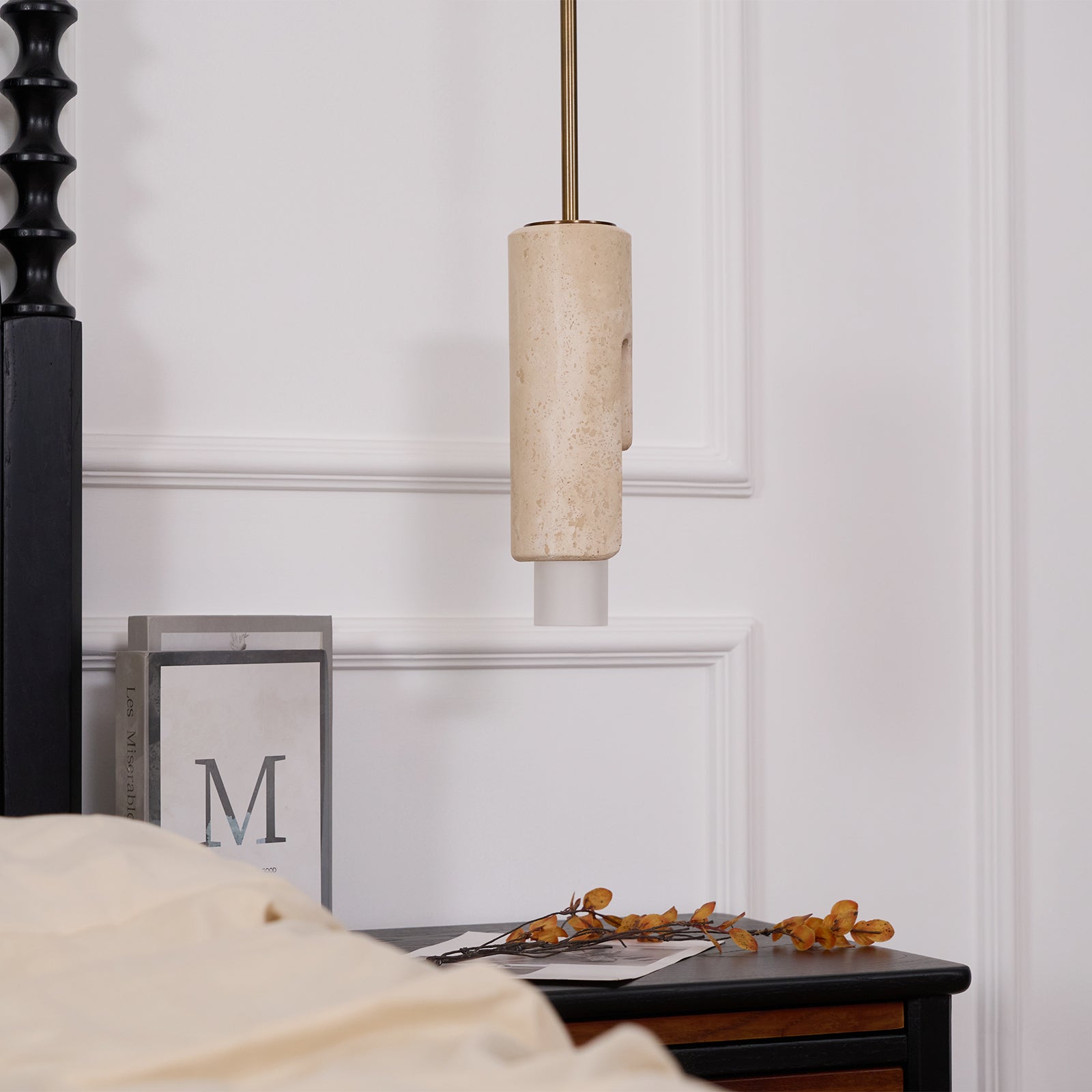 Elix Suspension Marbre Verre Moderne Salon