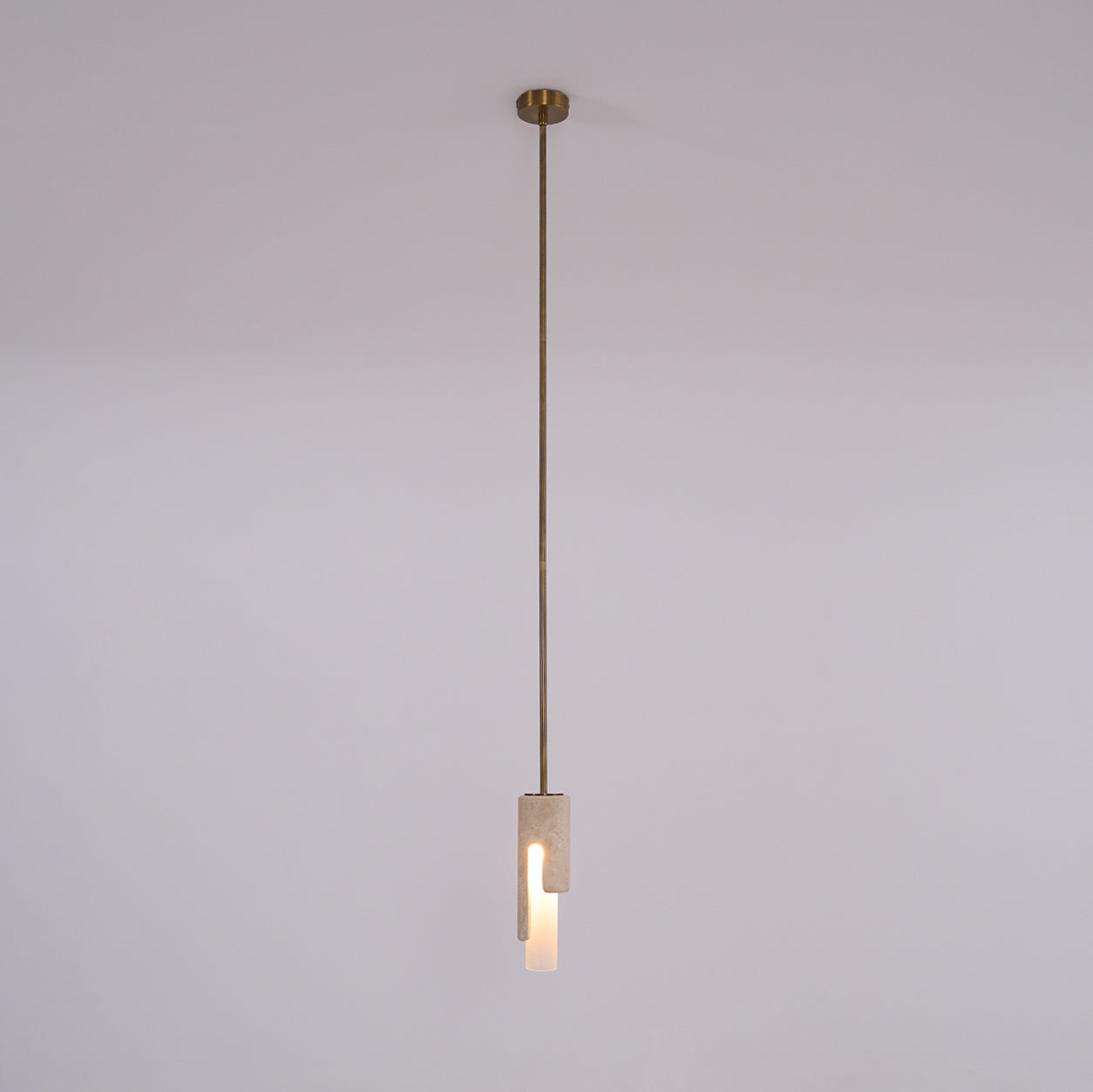 Elix Suspension Marbre Verre Moderne Salon