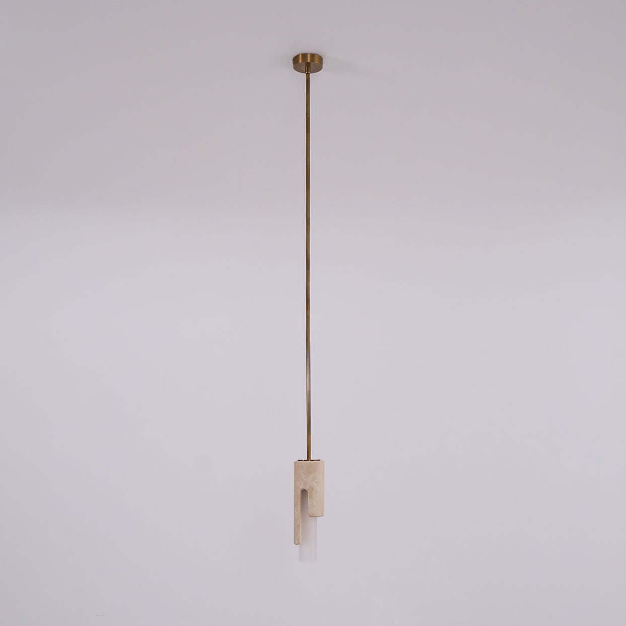 Elix Suspension Marbre Verre Moderne Salon