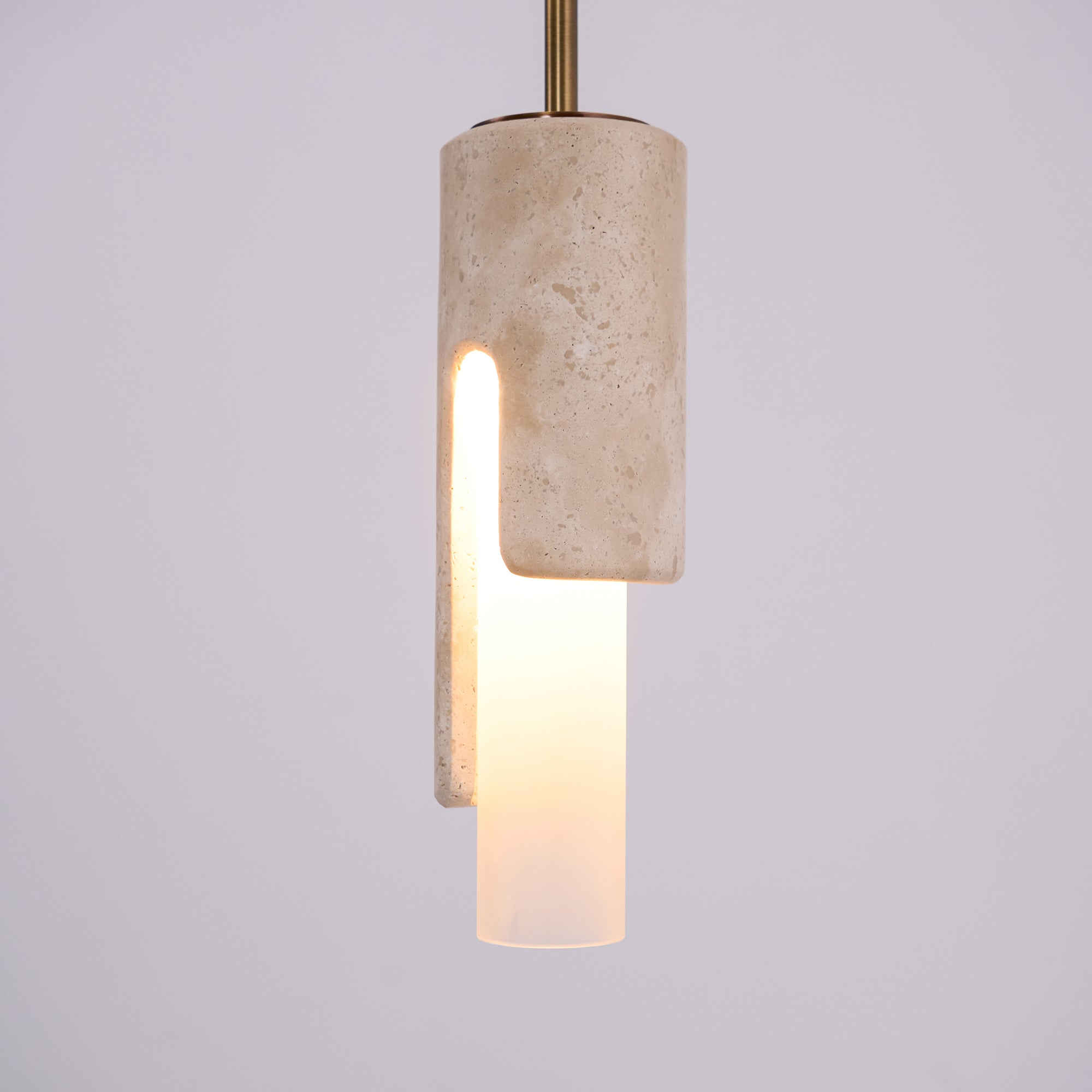 Elix Suspension Marbre Verre Moderne Salon