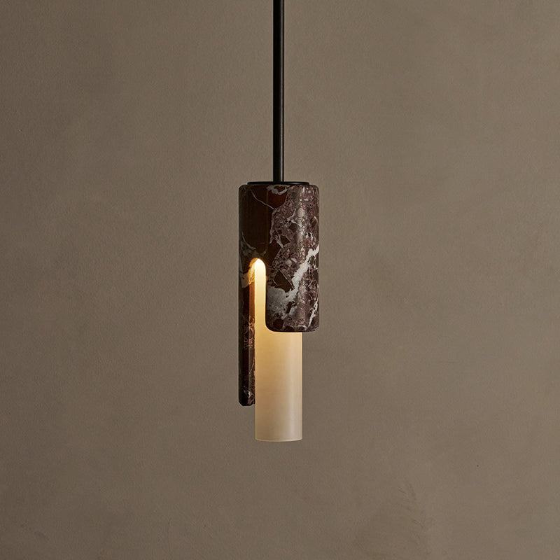 Elix Suspension Marbre Verre Moderne Salon