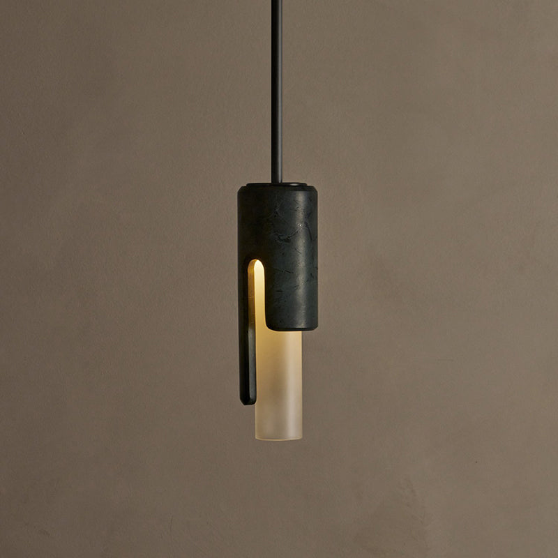 Elix Suspension Marbre Verre Moderne Salon