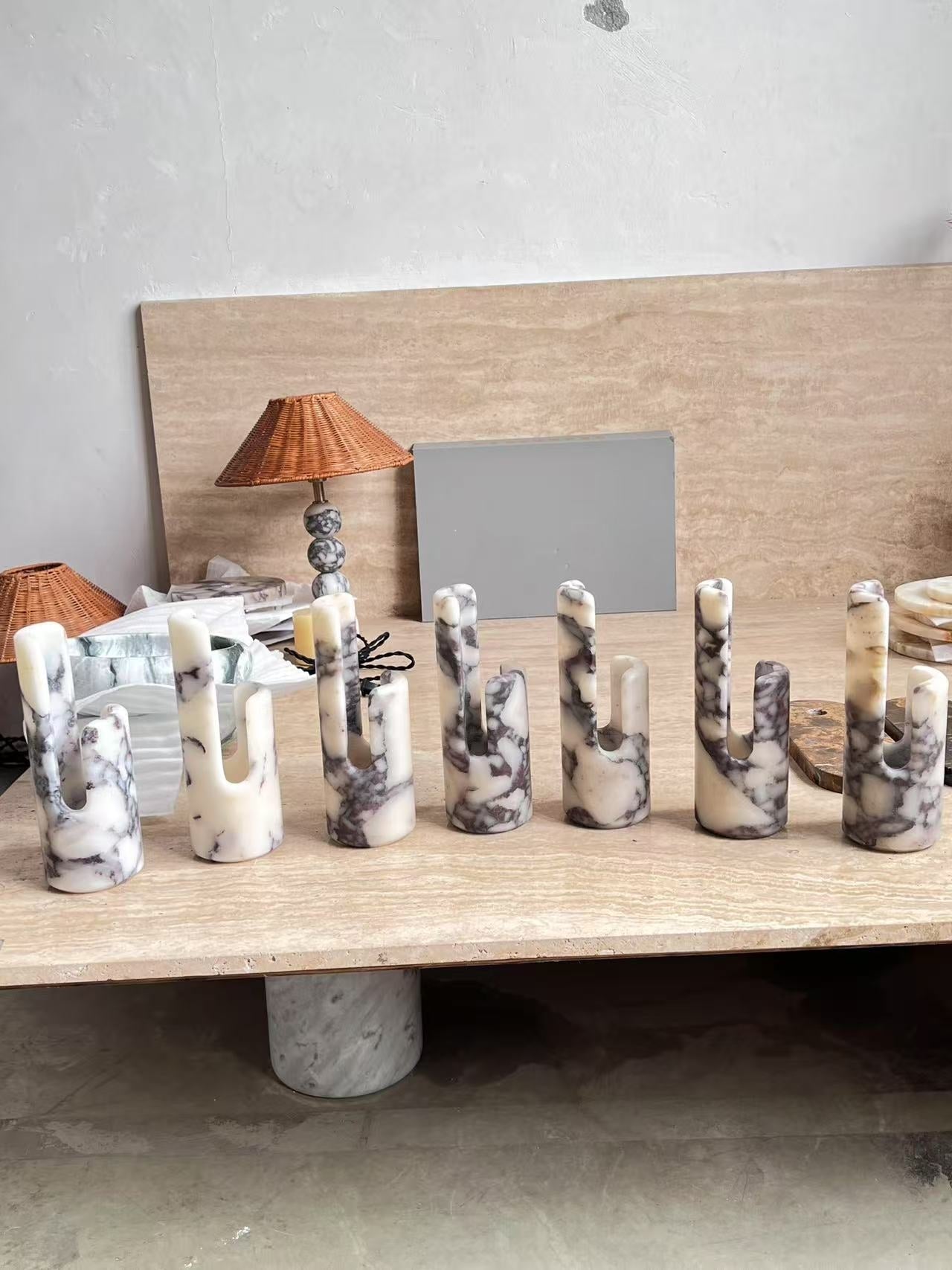 Elix Suspension Marbre Verre Moderne Salon
