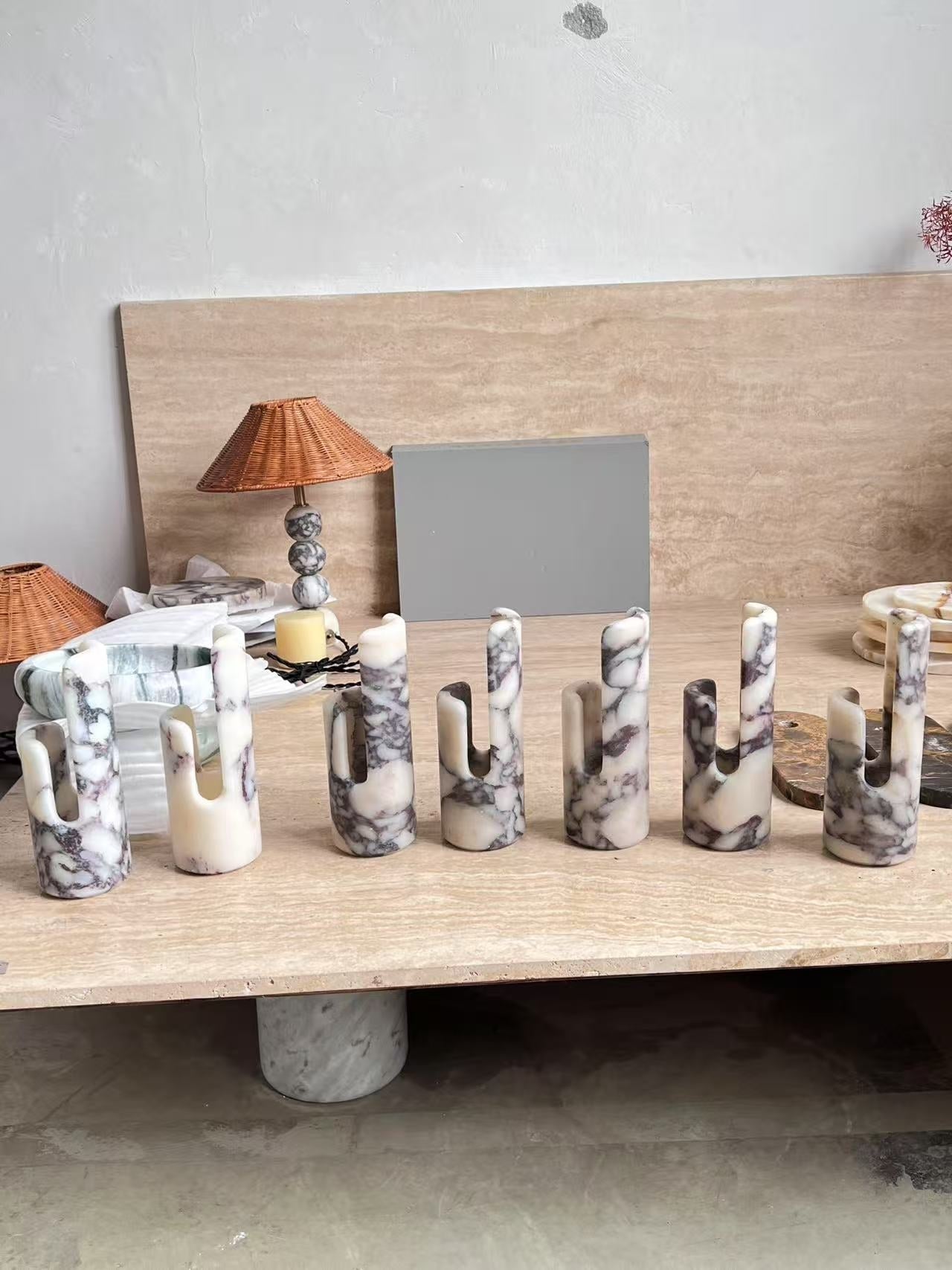 Elix Suspension Marbre Verre Moderne Salon