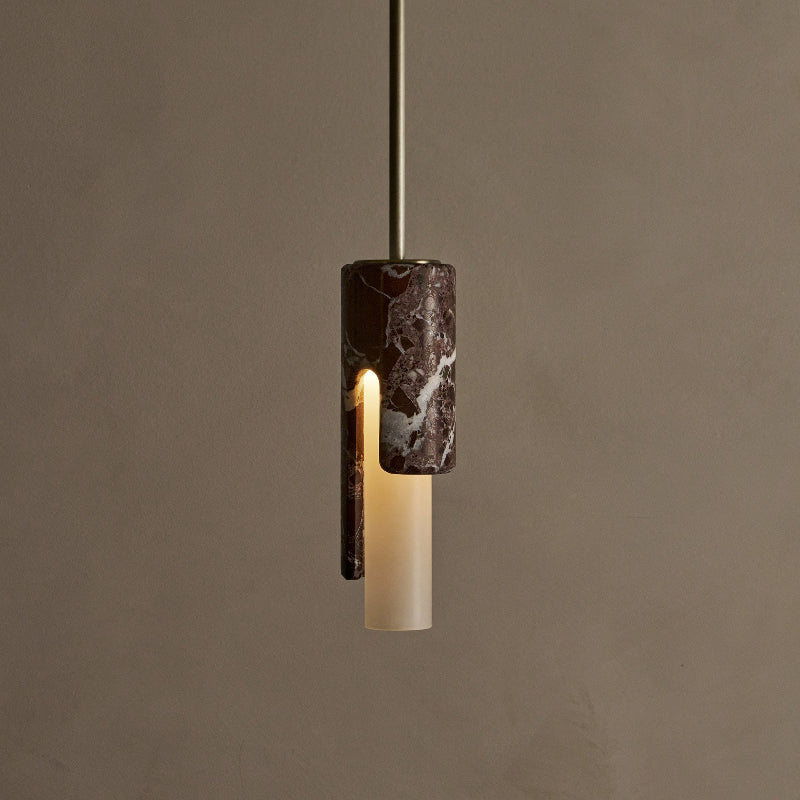 Elix Suspension Marbre Verre Moderne Salon
