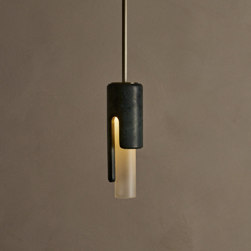 Elix Suspension Marbre Verre Moderne Salon