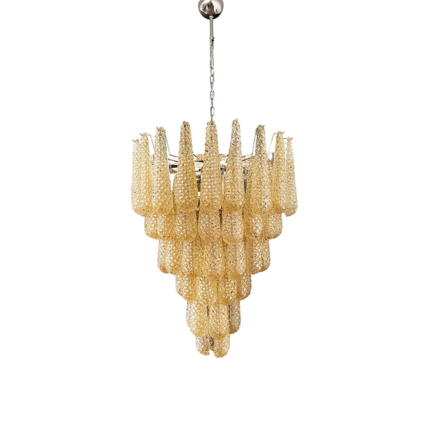 Inset Lustre Goutte Murano Métal Verre Premium