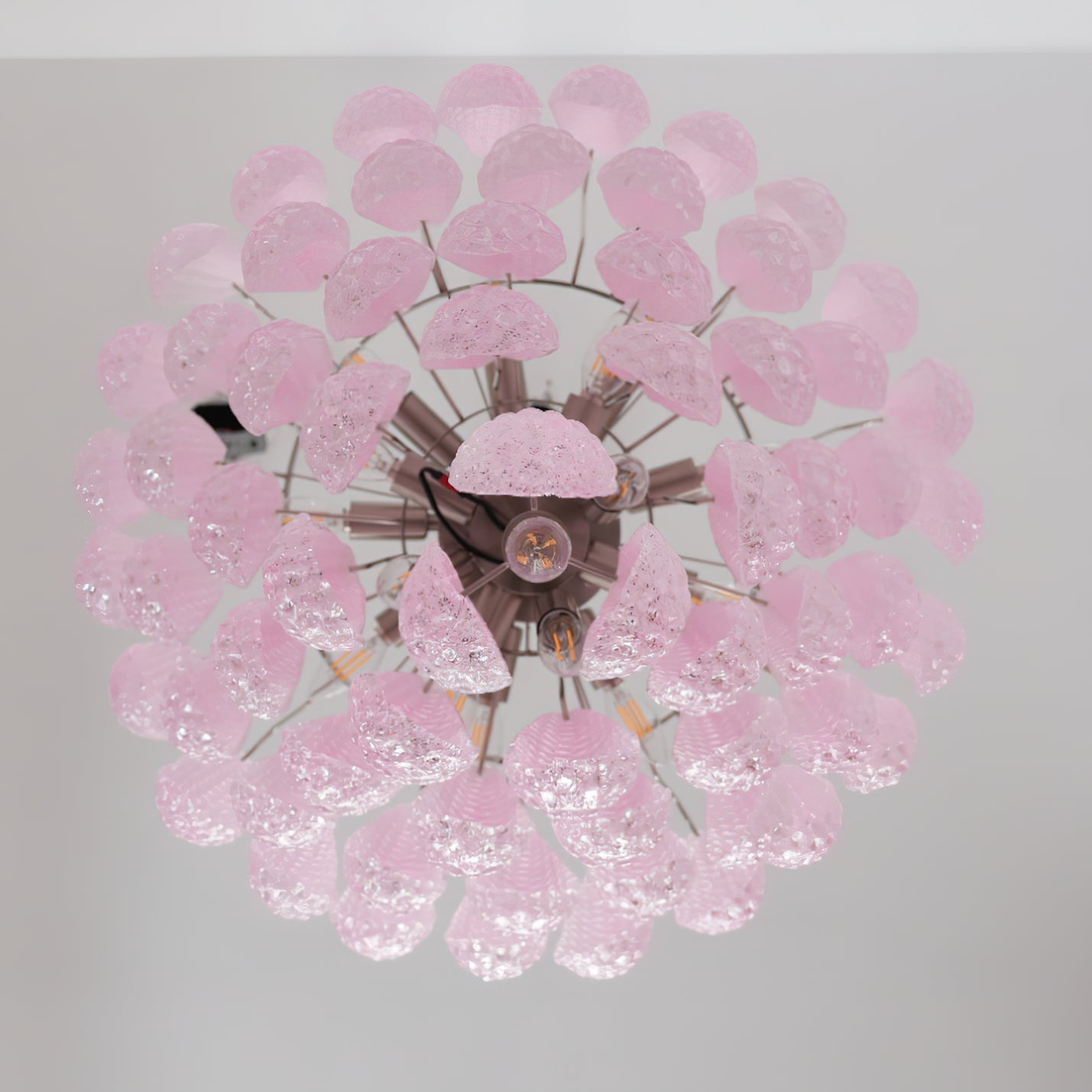 Inset Lustre Goutte Murano Métal Verre Premium