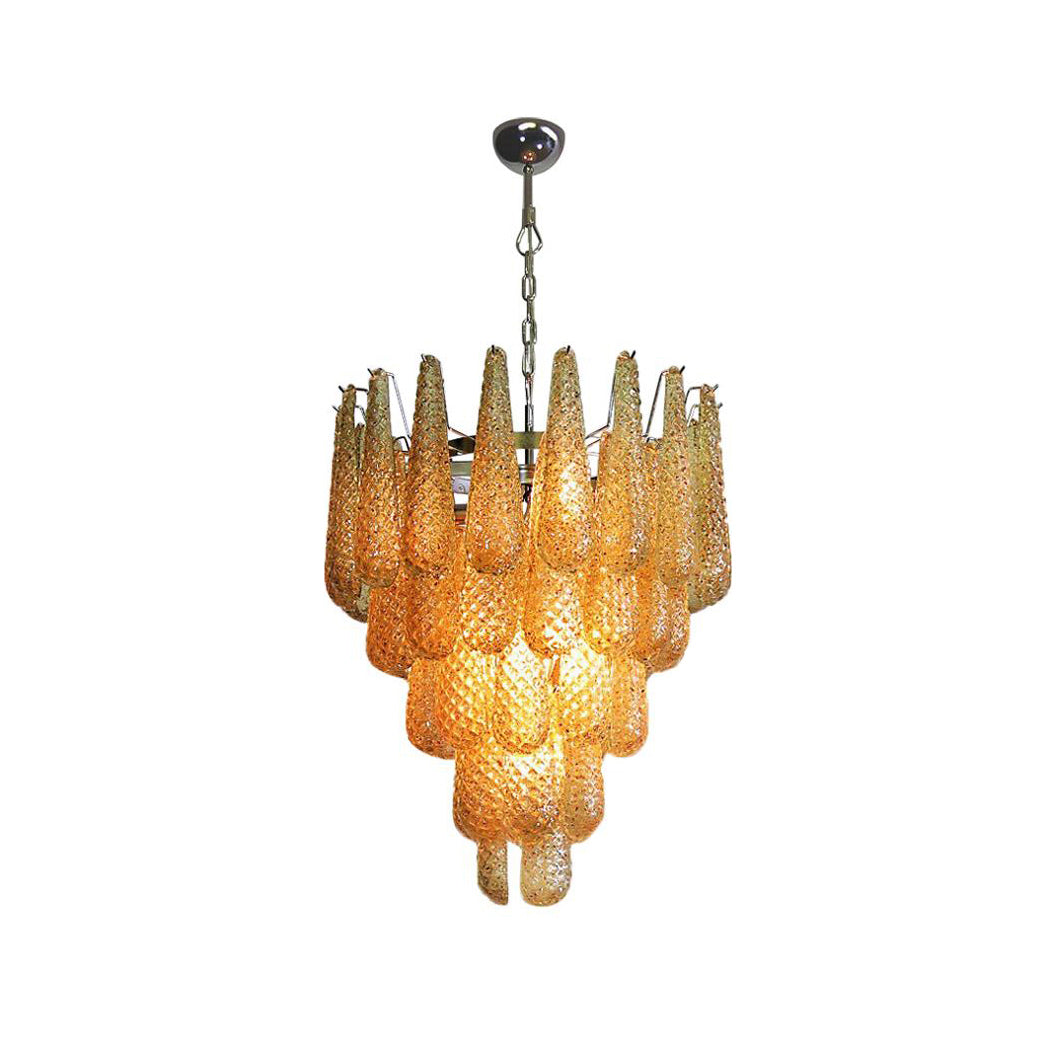 Inset Lustre Goutte Murano Métal Verre Premium