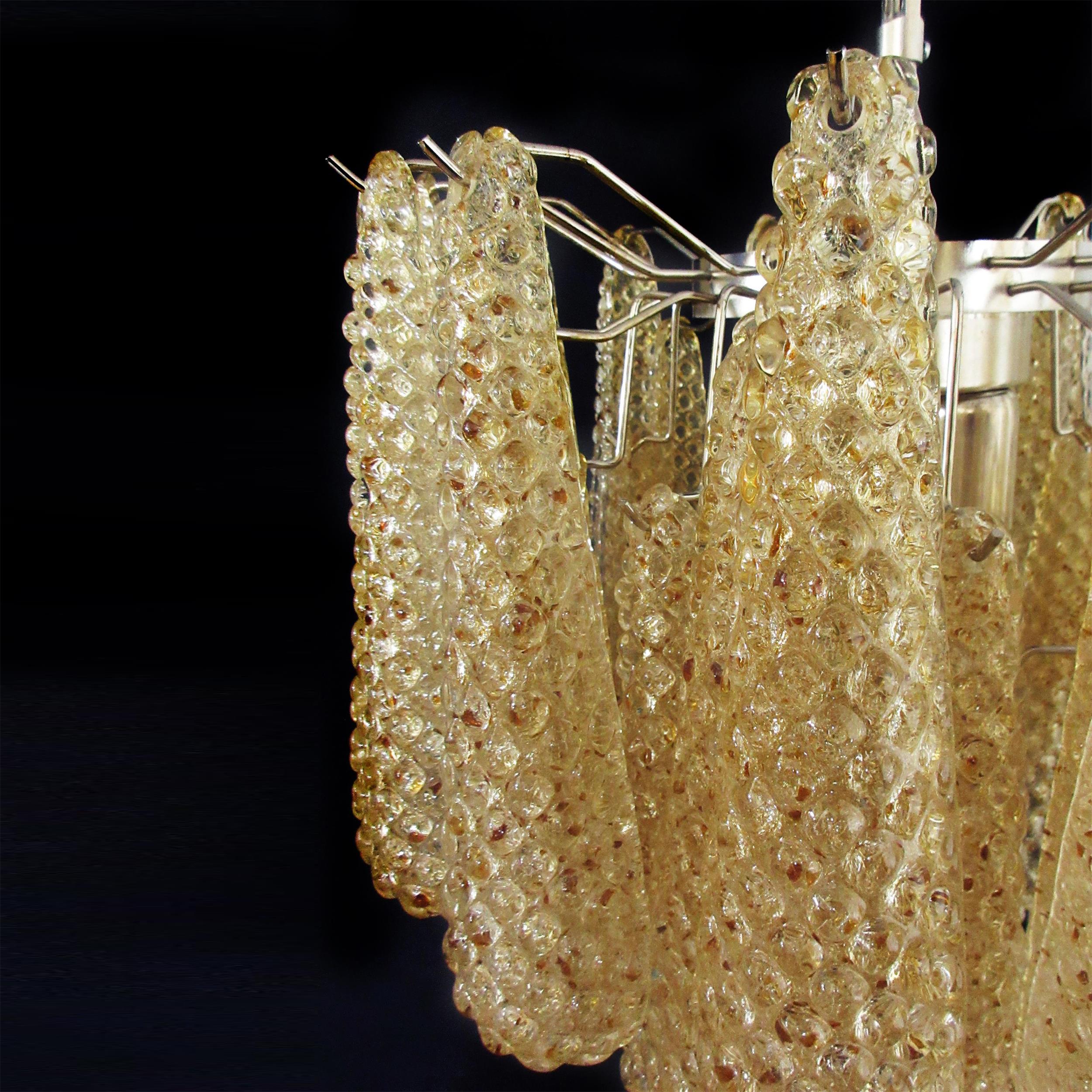 Inset Lustre Goutte Murano Métal Verre Premium