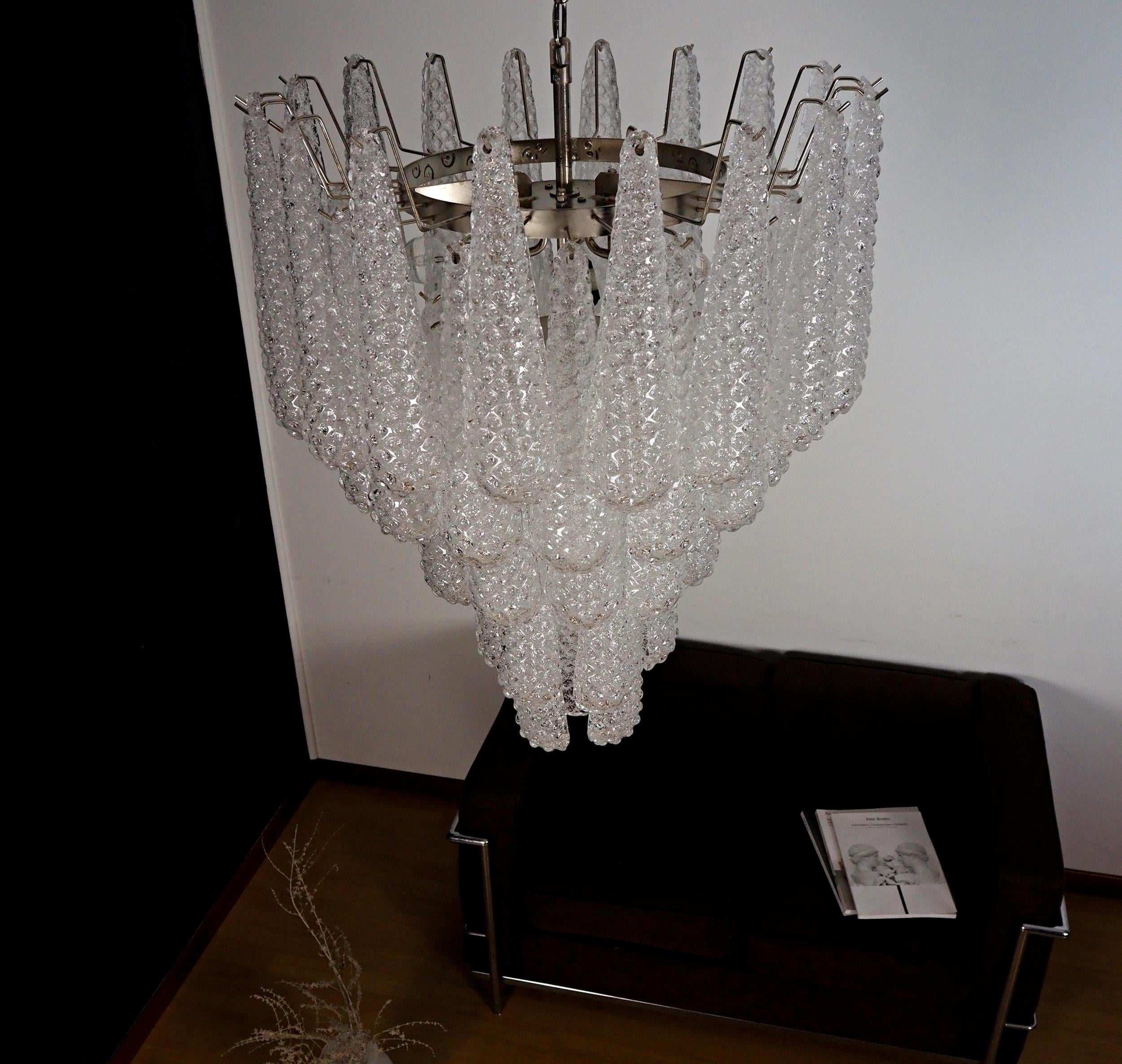 Inset Lustre Goutte Murano Métal Verre Premium