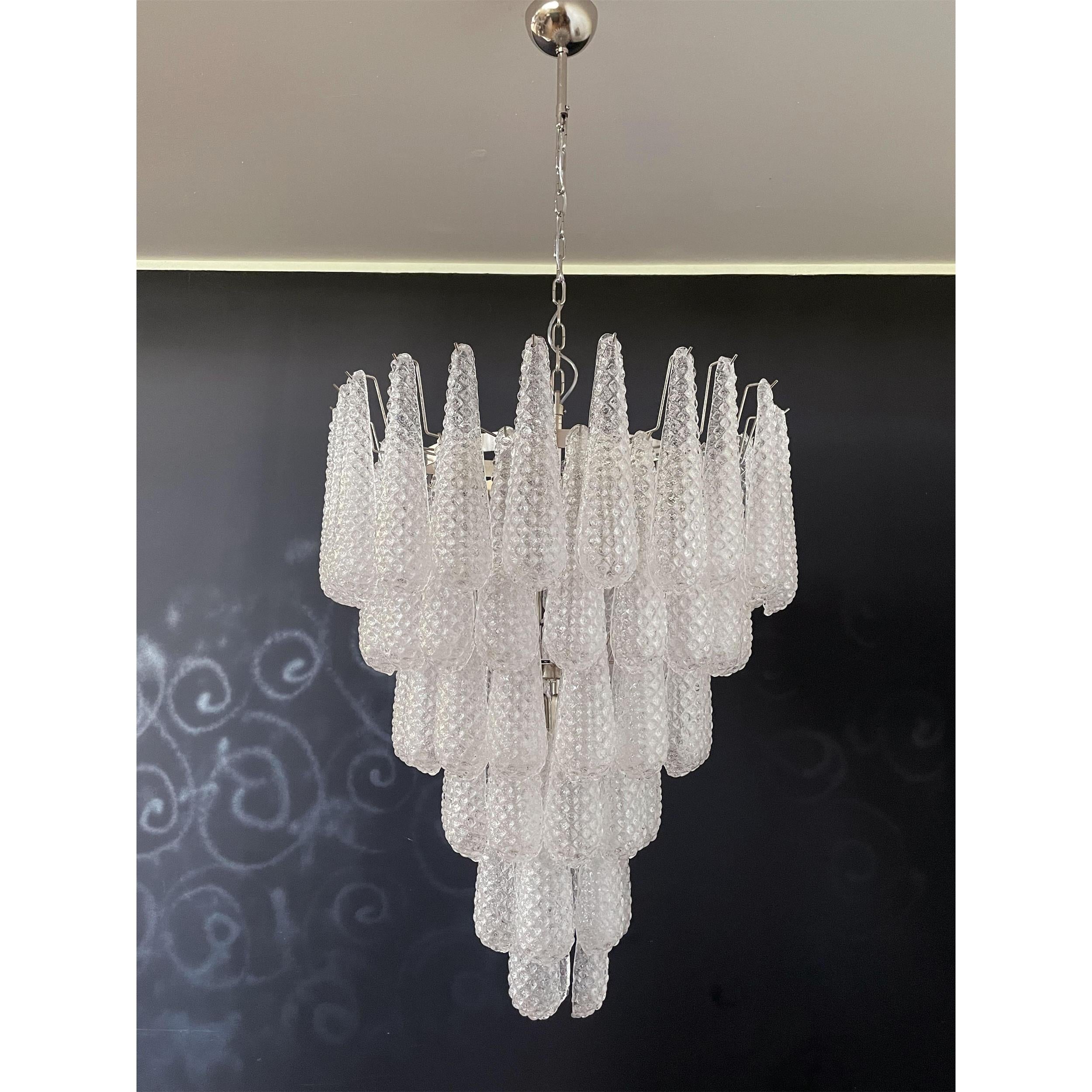 Inset Lustre Goutte Murano Métal Verre Premium
