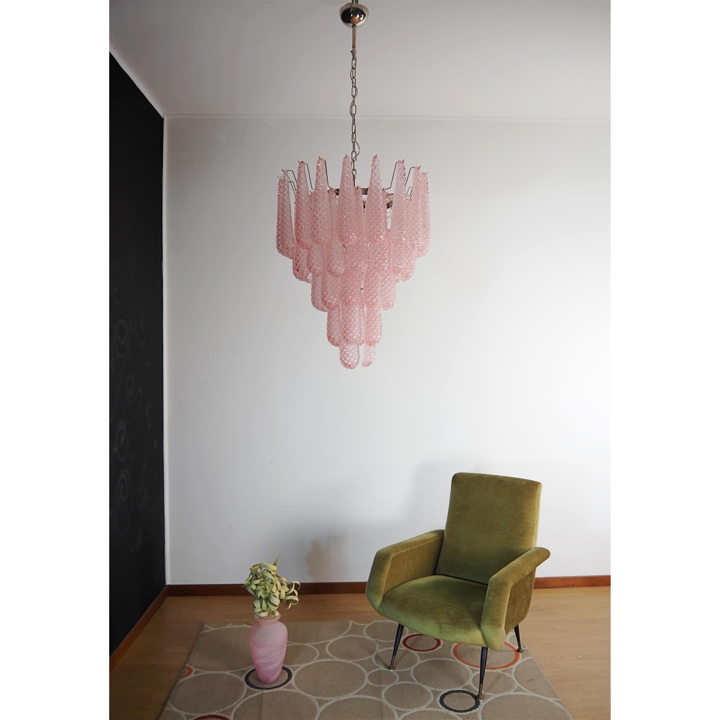 Inset Lustre Goutte Murano Métal Verre Premium