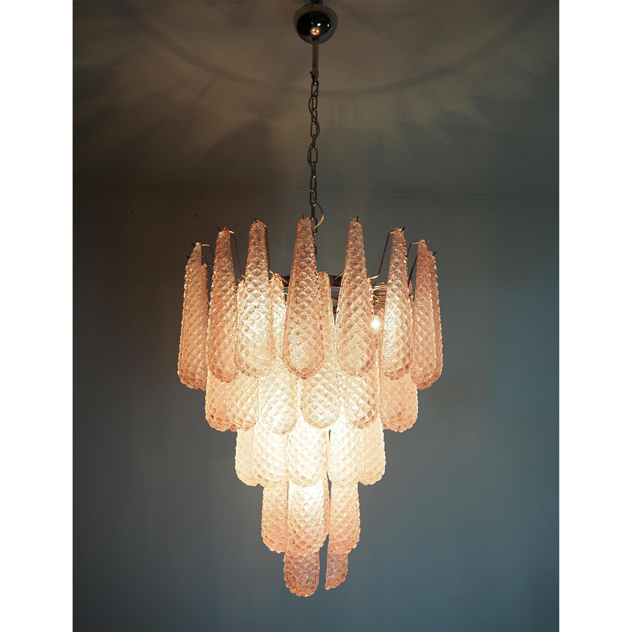 Inset Lustre Goutte Murano Métal Verre Premium