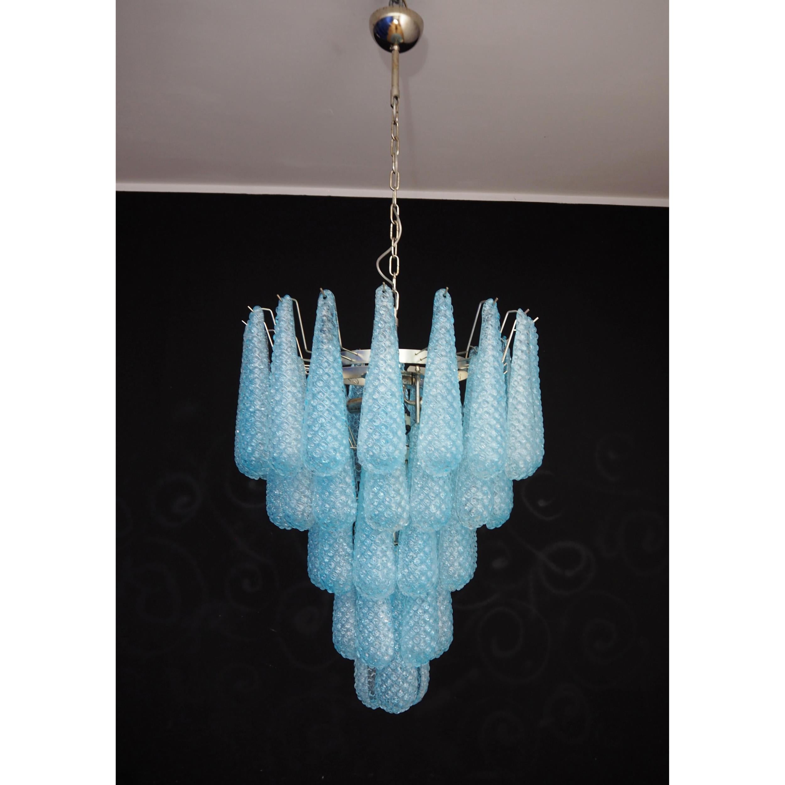 Inset Lustre Goutte Murano Métal Verre Premium