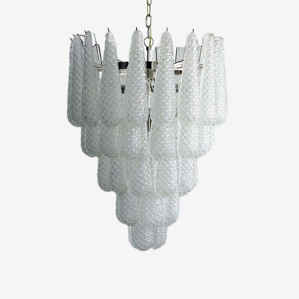 Inset Lustre Goutte Murano Métal Verre Premium