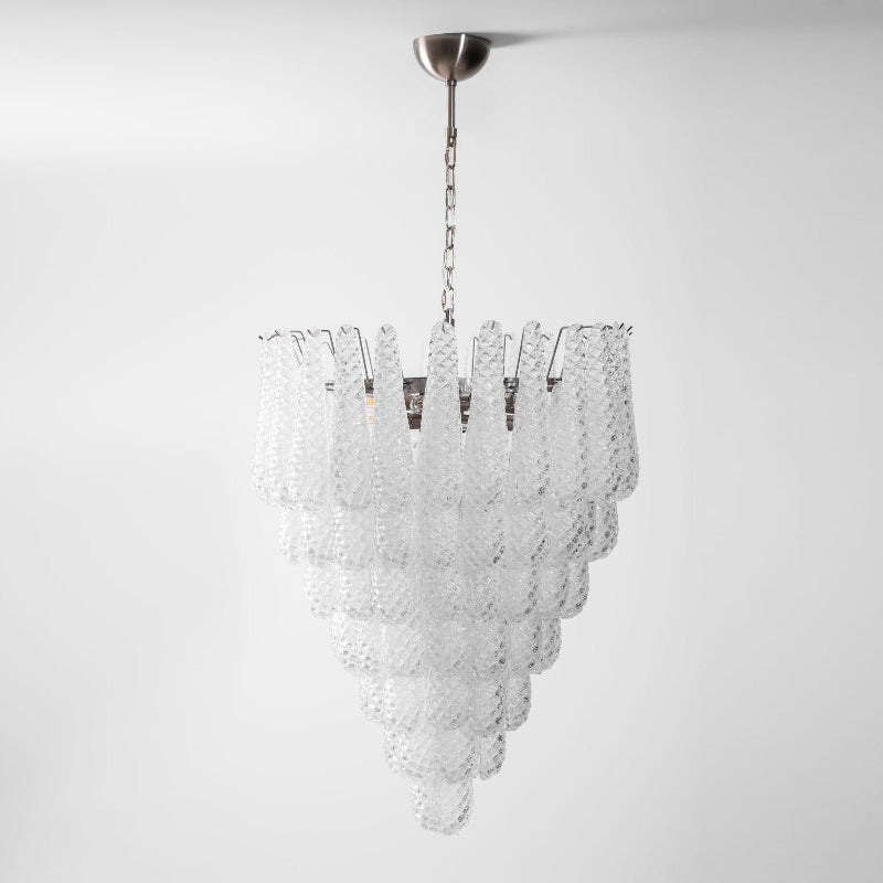 Inset Lustre Goutte Murano Métal Verre Premium