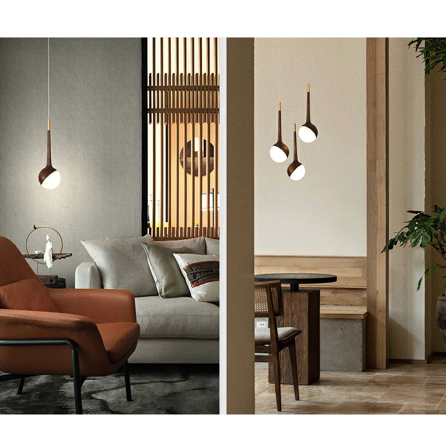 Aurora Lustre Goutte LED