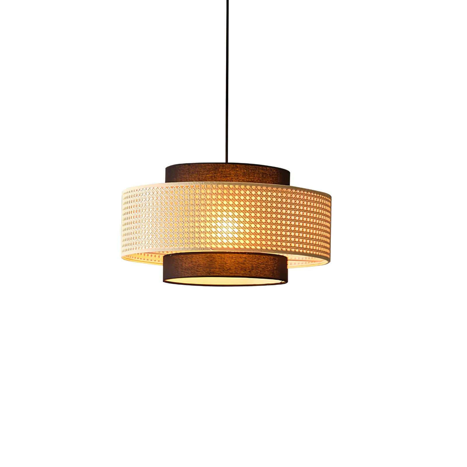 Zerither Suspension Rattan Tissu