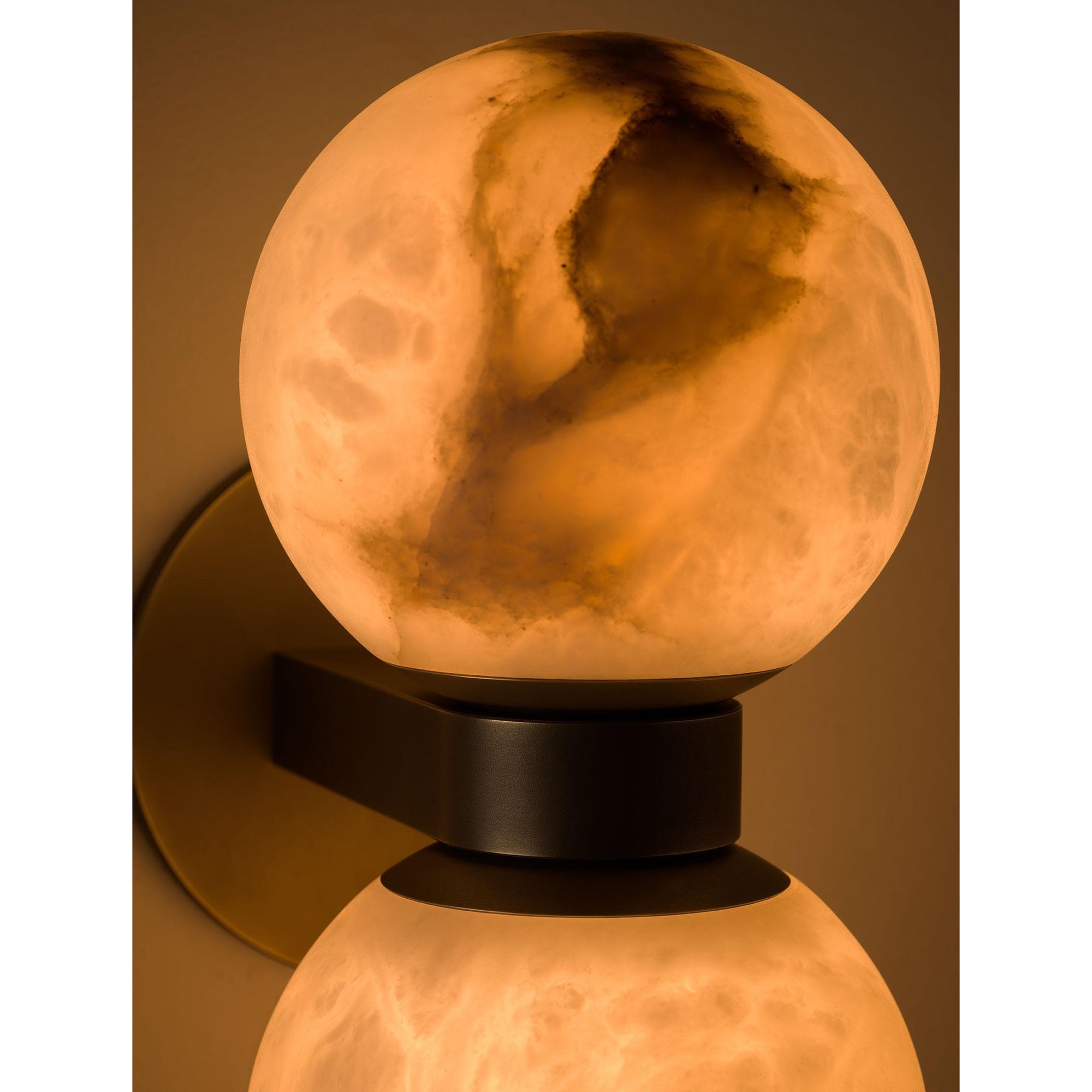 Lush Applique Murale Globe Albâtre Moderne