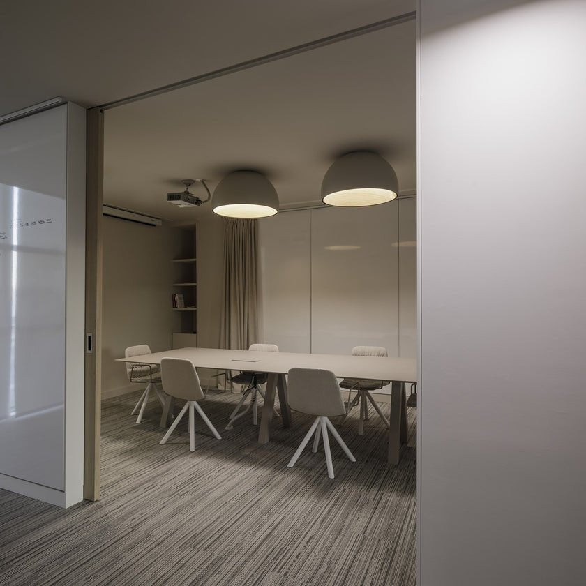 Solara Plafonnier Dôme Bois Minimaliste