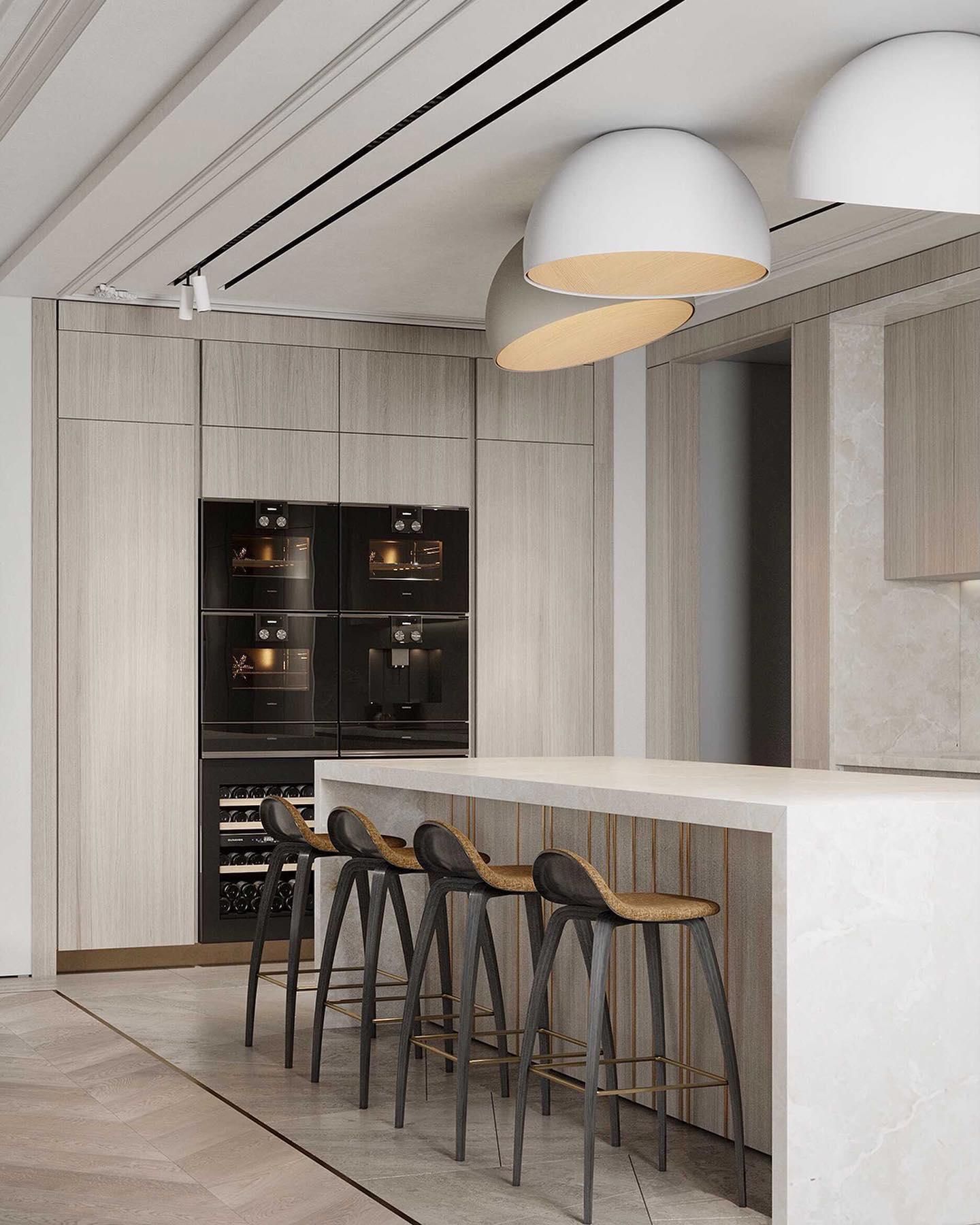 Lampe de Plafond Dôme en Bois Intérieur Chaleureux Moderne Minimaliste