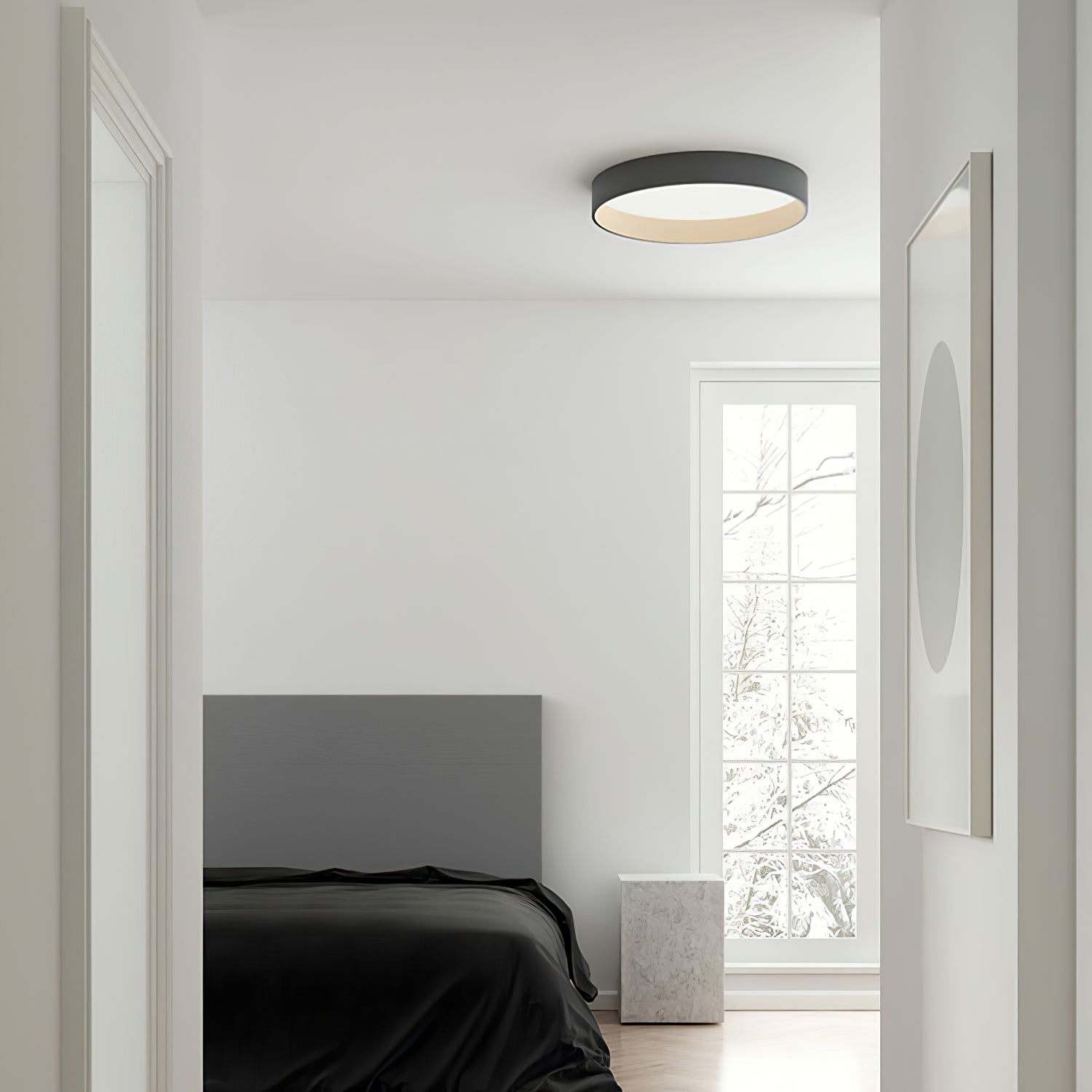Caraeara Plafonnier Rond Moderne Minimaliste