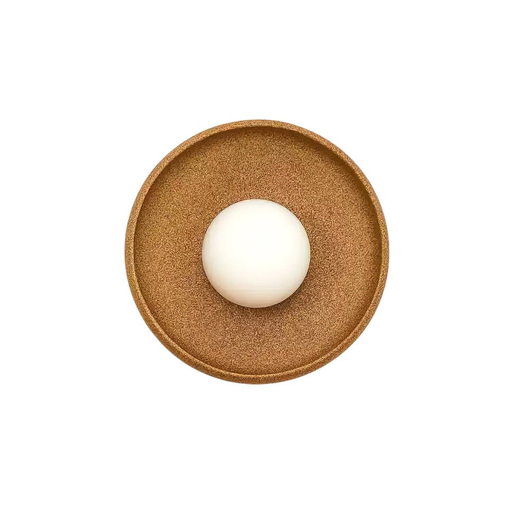 Civarir Applique Murale Ronde en Verre Céramique Minimaliste Moderne
