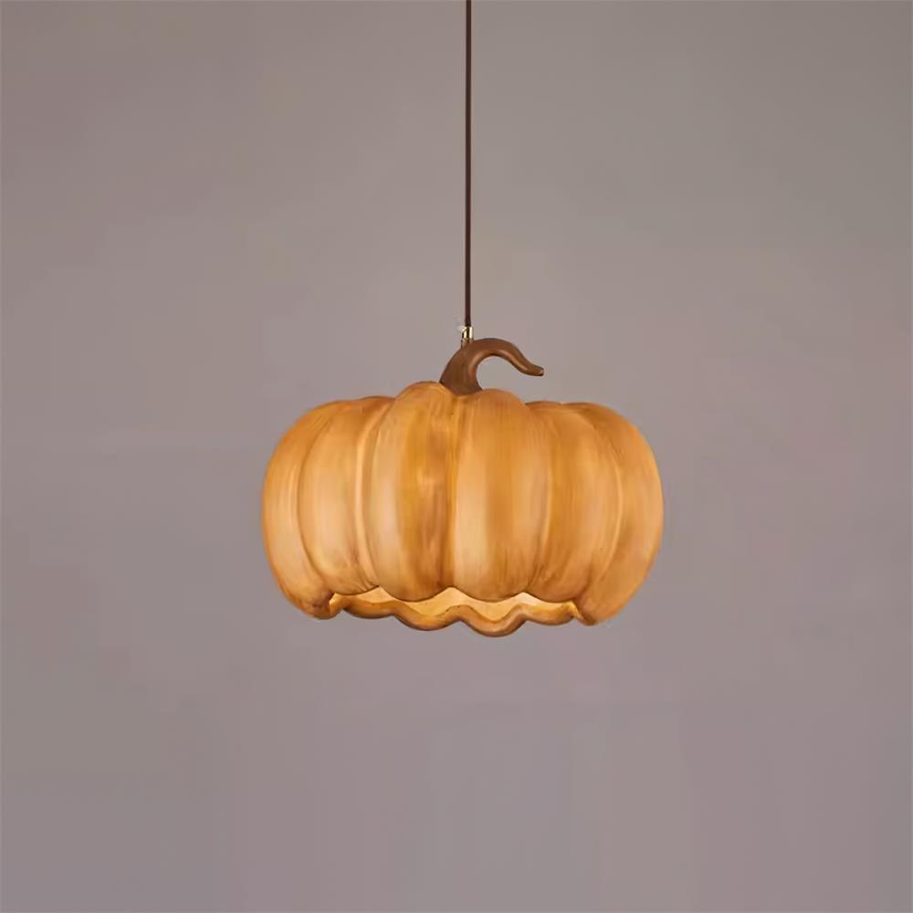 Duzy Pumpkin Lampe Suspendue Résine Vintage Japonaise
