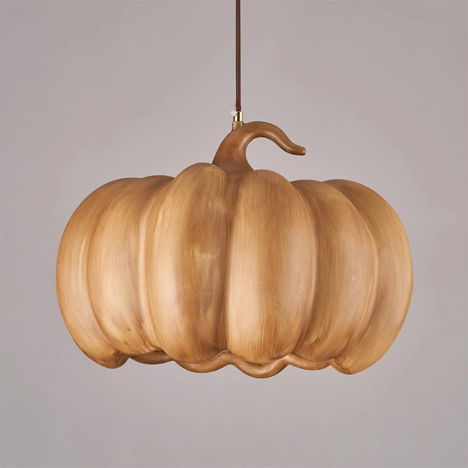 Duzy Pumpkin Lampe Suspendue Résine Vintage Japonaise
