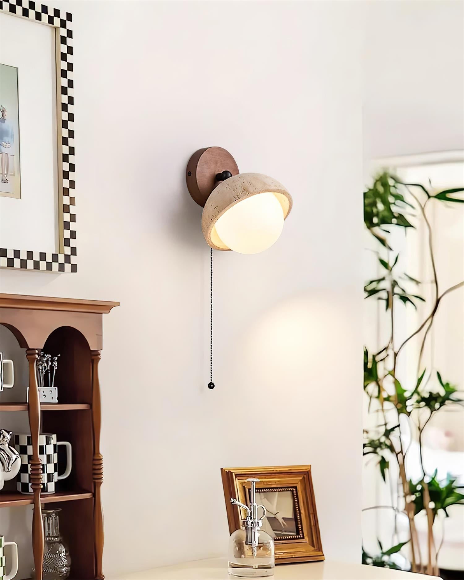 Elara Applique Murale Moderne Minimaliste en Bois