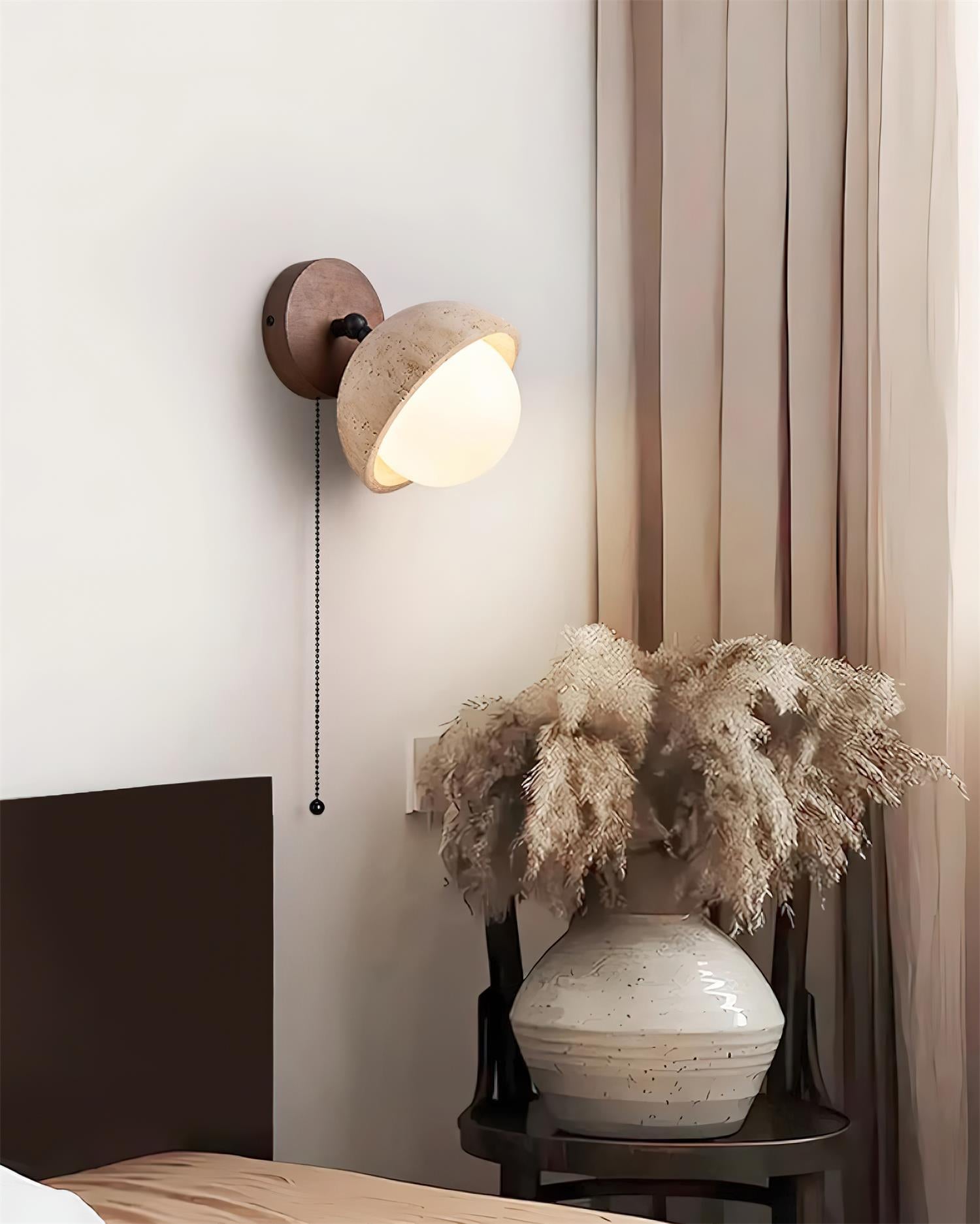 Elara Applique Murale Moderne Minimaliste en Bois