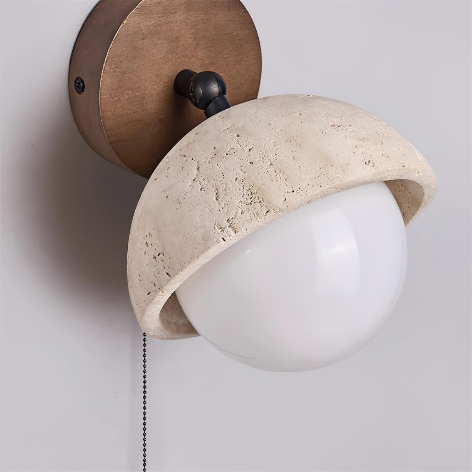 Elara Applique Murale Moderne Minimaliste en Bois
