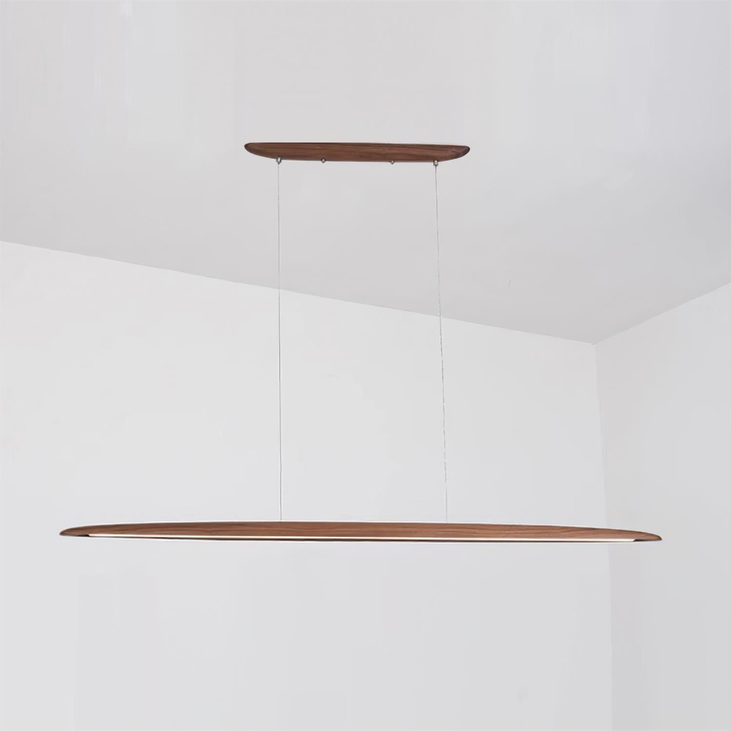 Duvane Lampe Suspendue LED Minimaliste en Bois
