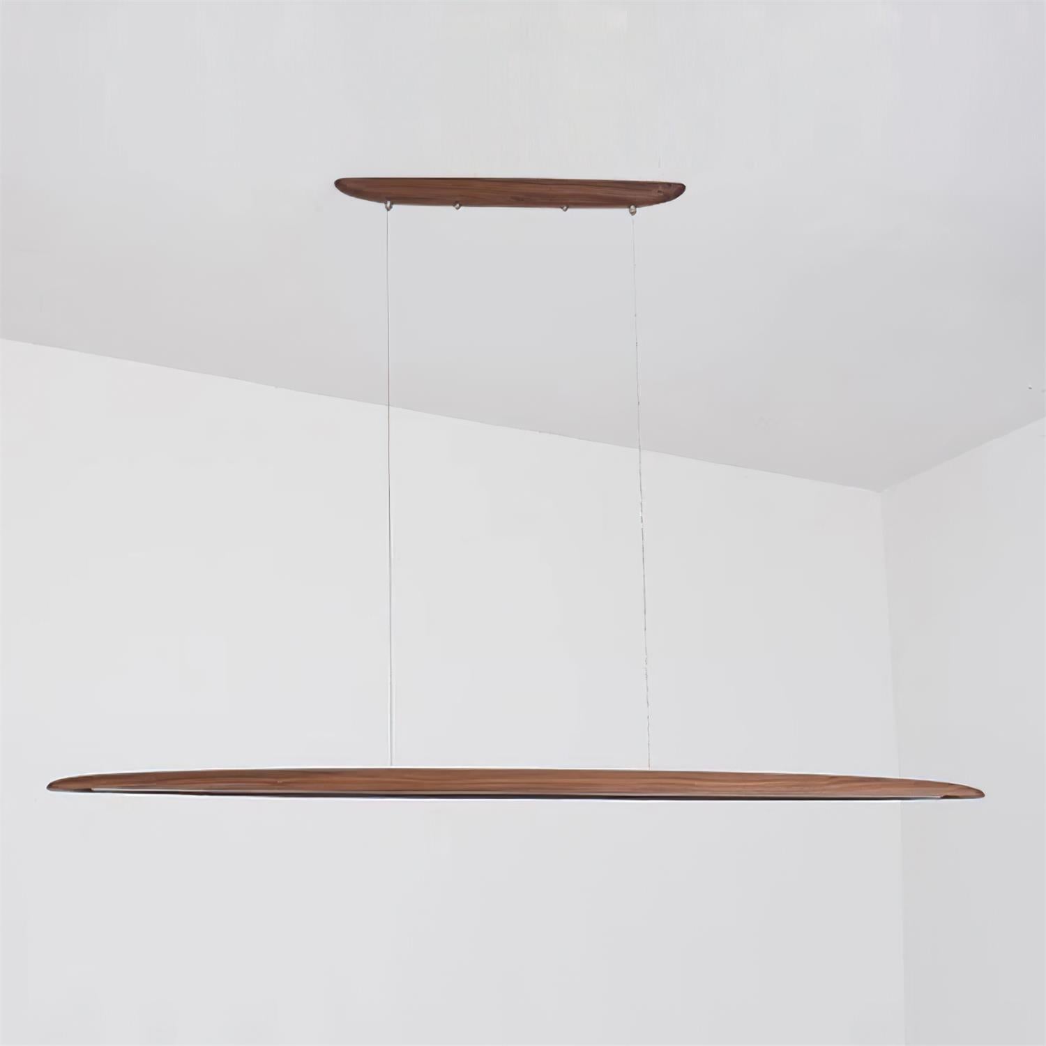 Duvane Lampe Suspendue LED Minimaliste en Bois