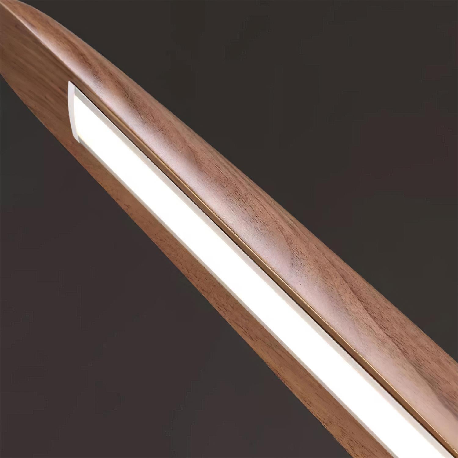 Duvane Lampe Suspendue LED Minimaliste en Bois