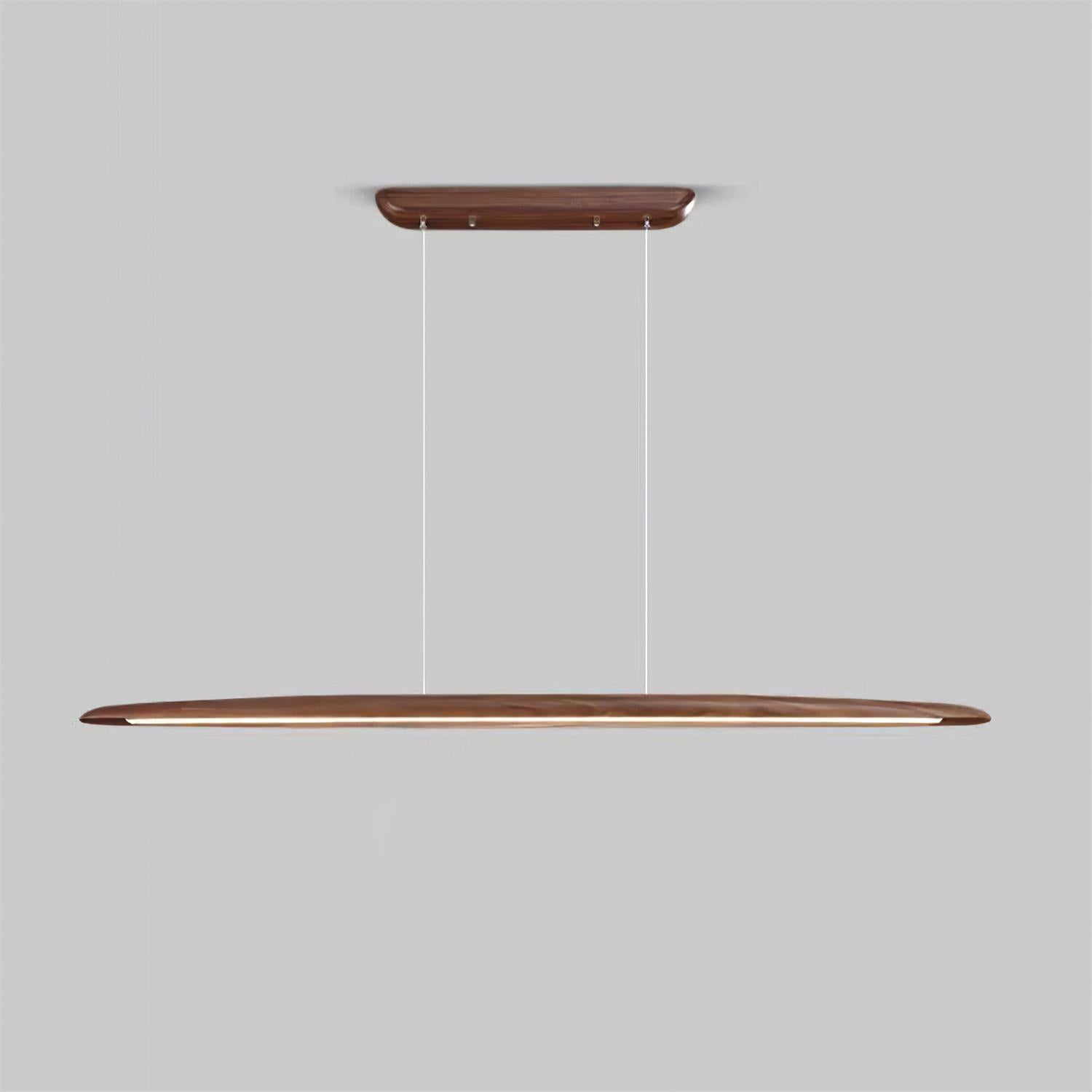 Duvane Lampe Suspendue LED Minimaliste en Bois