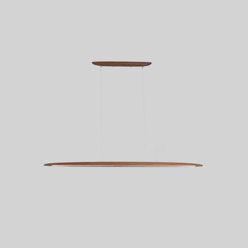 Zing Suspension Bois Noyer Minimaliste