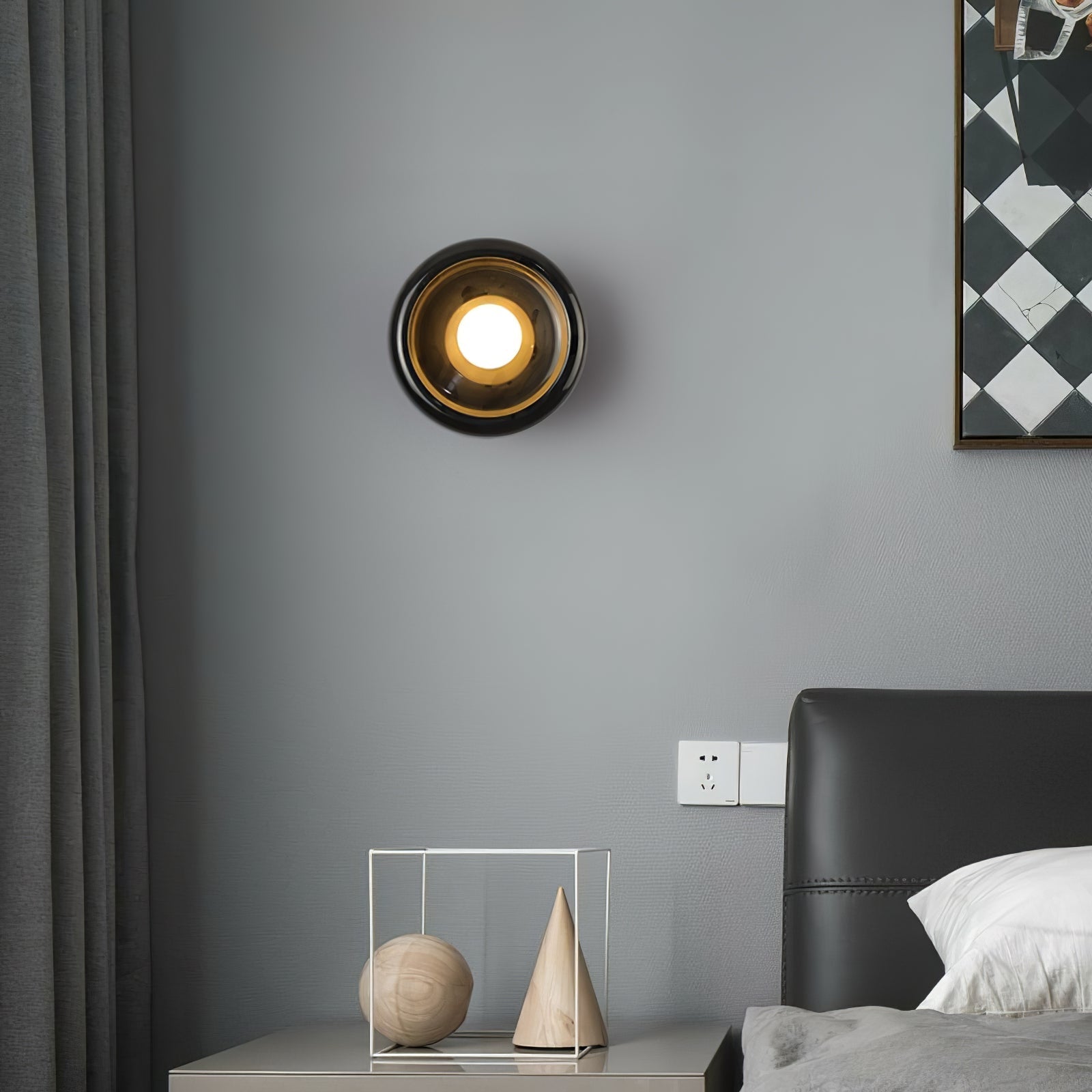 Zemirir Applique Murale Art Nordique Marbre Jade