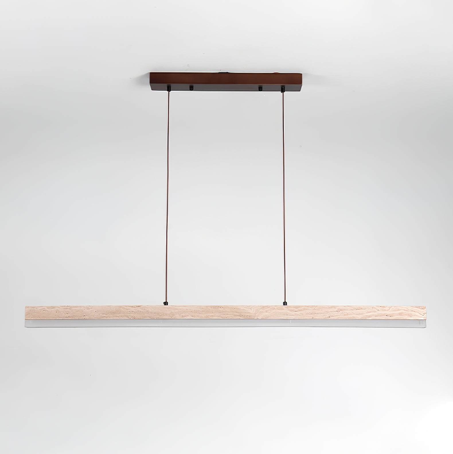 Ivsoryra Lampe Suspendue Rectangulaire en Travertin