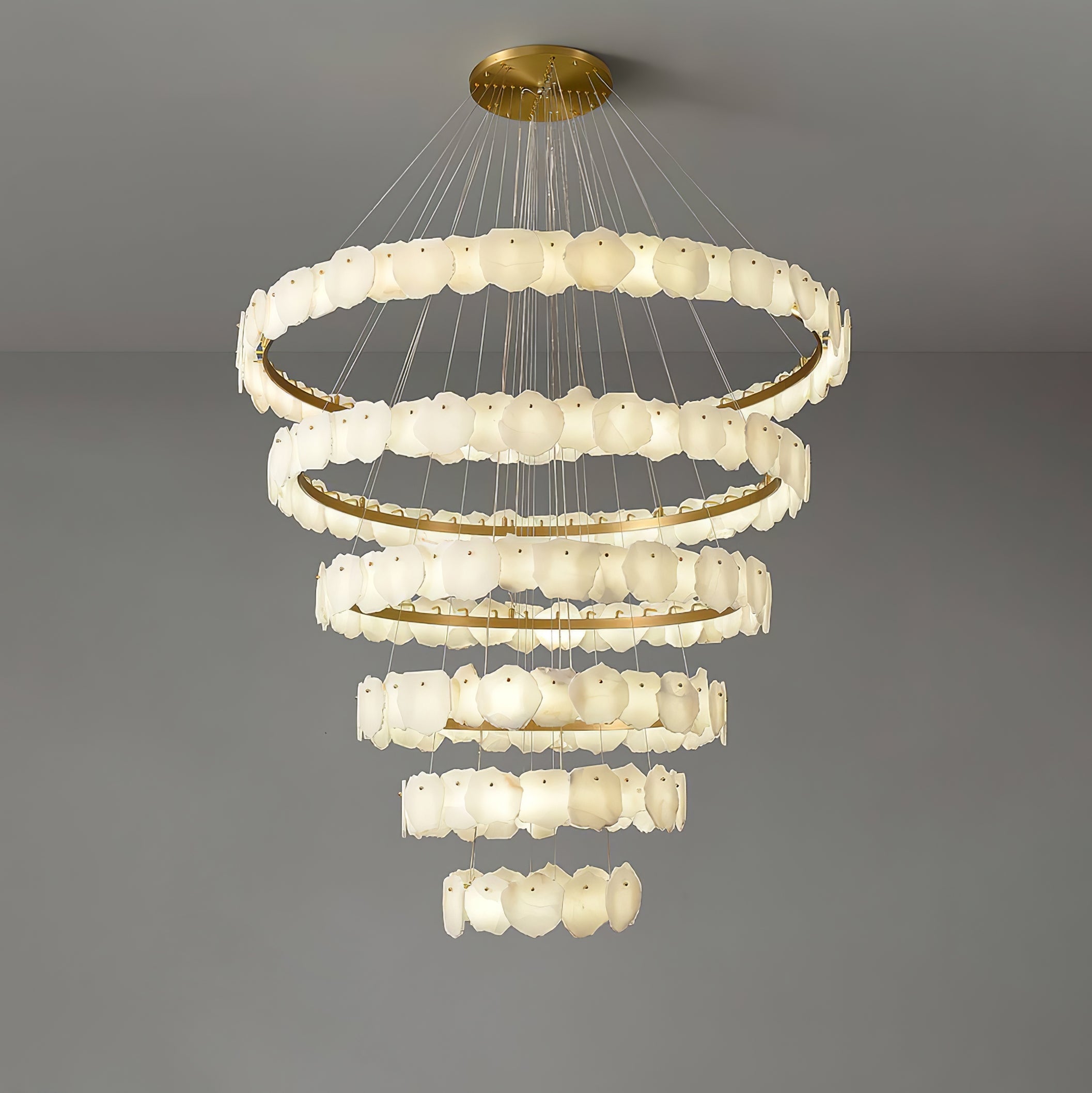 Selene Lustre de Luxe en Albâtre