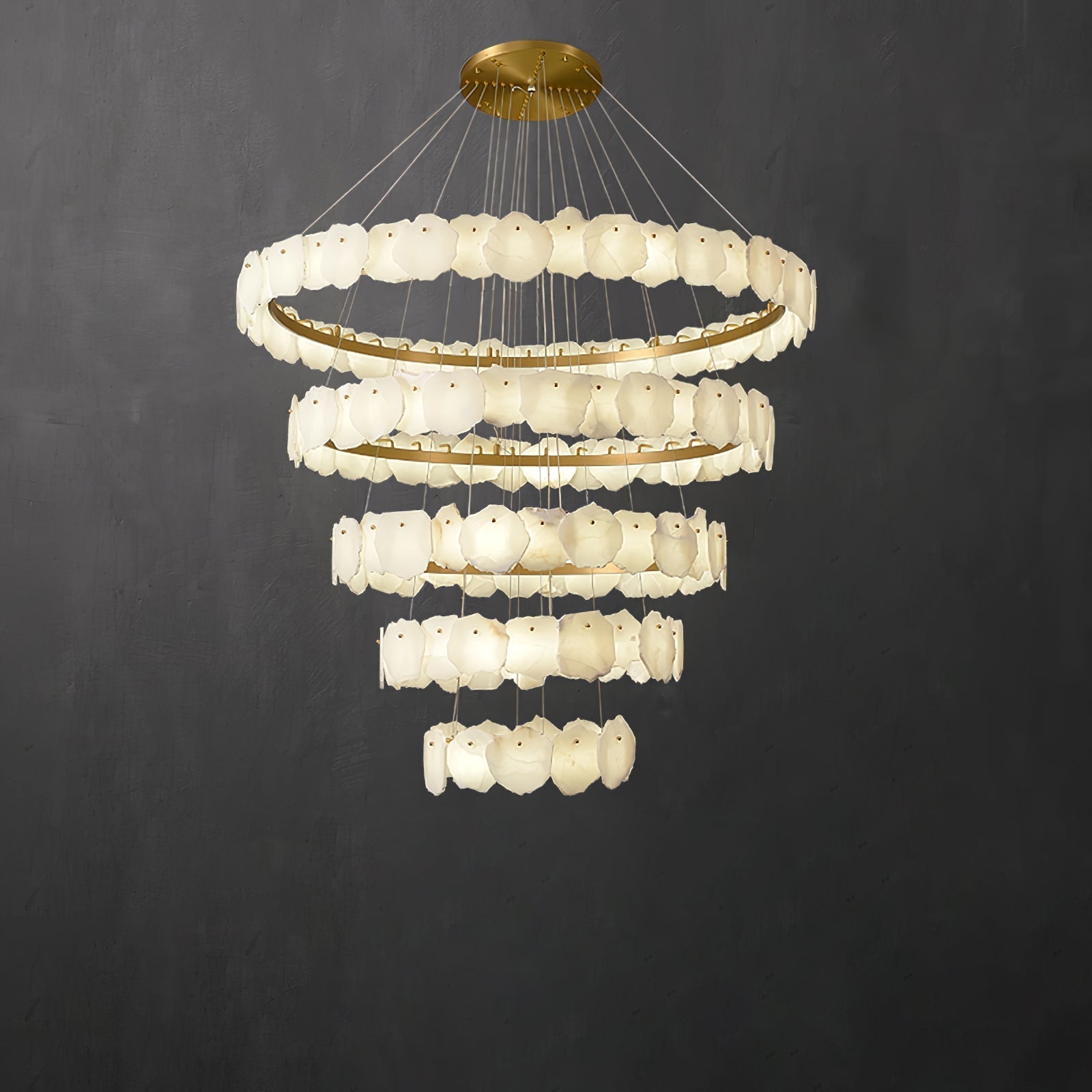 Selene Lustre de Luxe en Albâtre