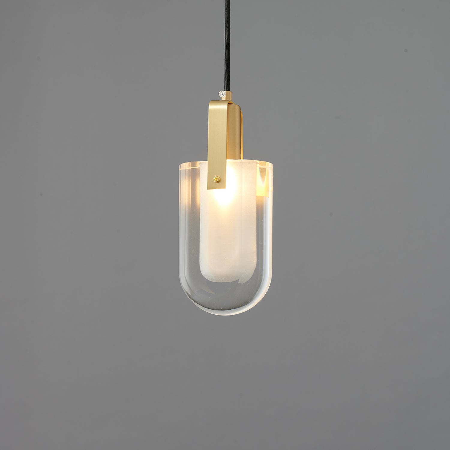 Lustra Suspension Abat-jour Transparent Cristal
