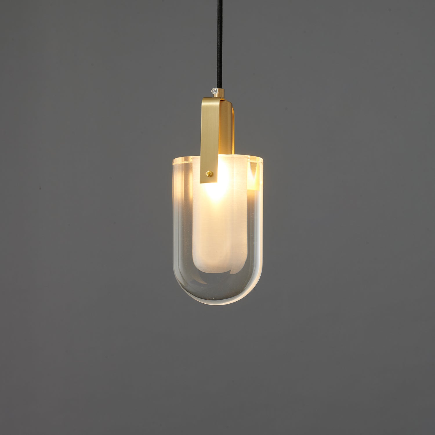 Lustra Suspension Abat-jour Transparent Cristal