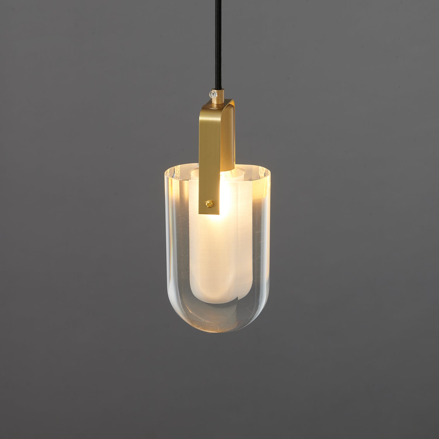 Lustra Suspension Abat-jour Transparent Cristal